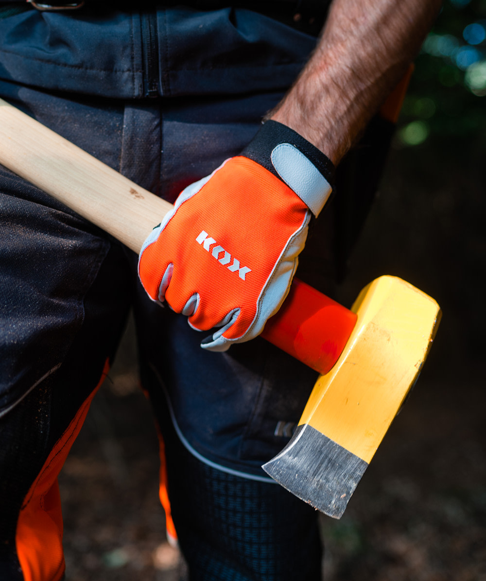 KOX Arbeitshandschuhe / Gartenhandschuhe Tec Orange Gre 10 - bei KOX online bestellen | XX75316-10