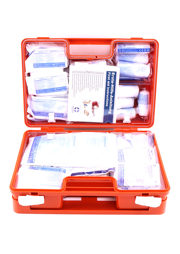 Trousse de secours/trousse de premiers soins ACTIOMEDIC SAN DIN 13169 - commander en ligne chez KOX | XX73534-00
