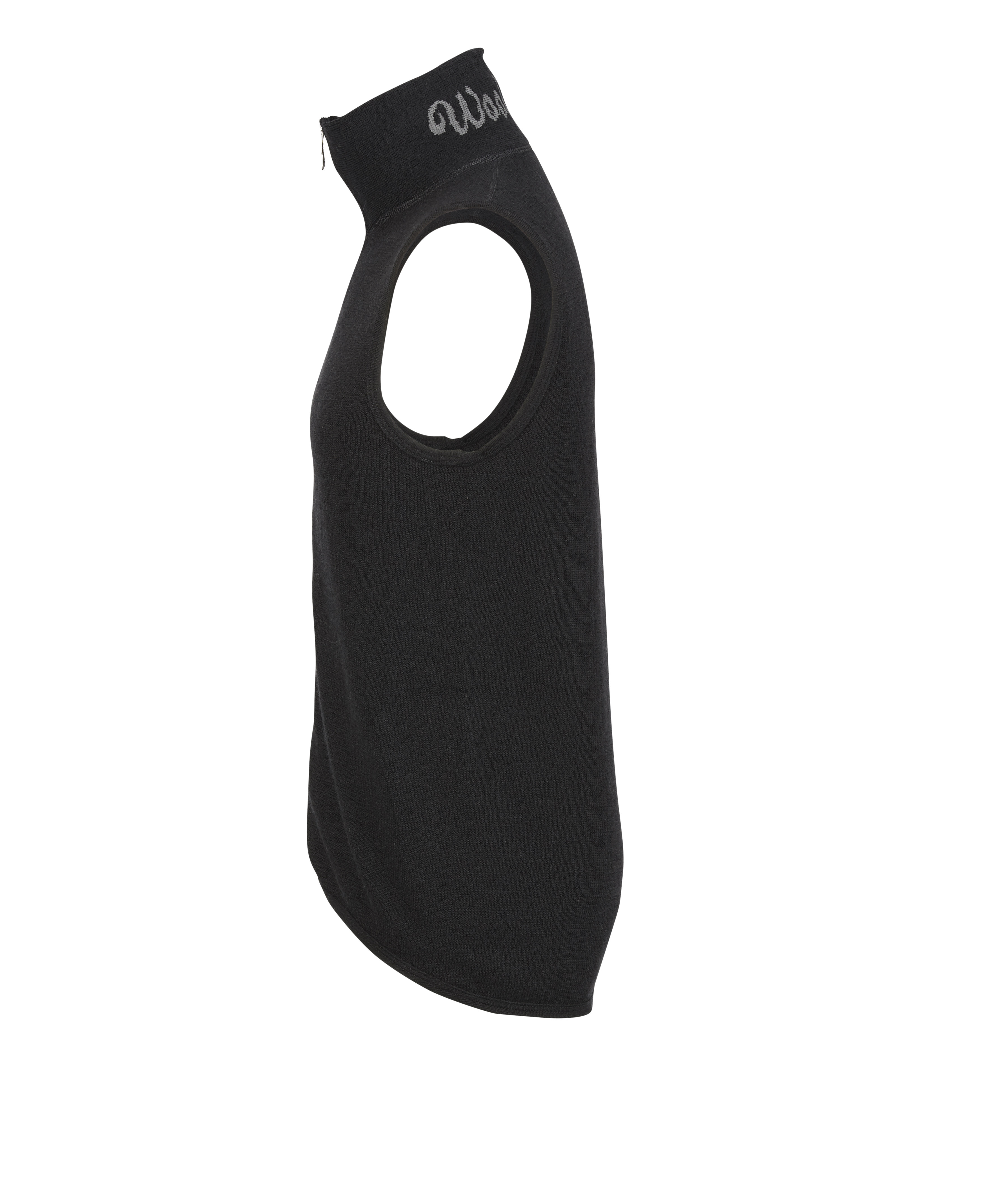 Woolpower Vest 400 gebreid vest / vest van merinowol black - bij KOX online bestellen | XXWP7244S