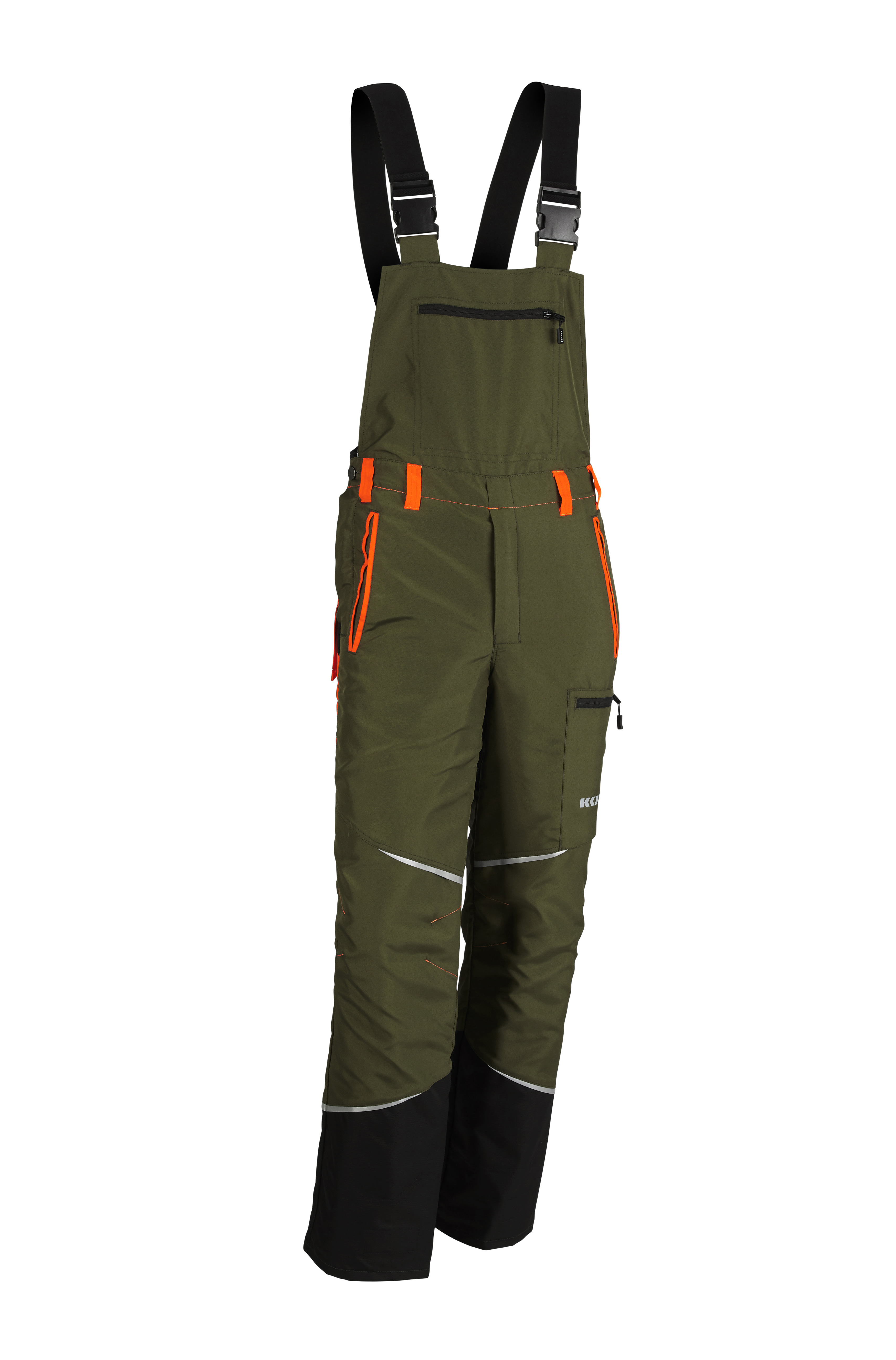  Salopette de protection anti-coupures KOX Mistral 3.0 vert/orange - commander en ligne chez KOX | XX71113 