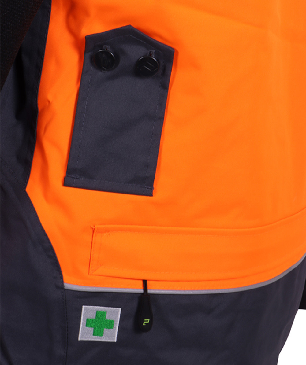 PSS Regenjacke wasserdicht X-treme Rain Orange/Grau - bei KOX online bestellen | XX72410