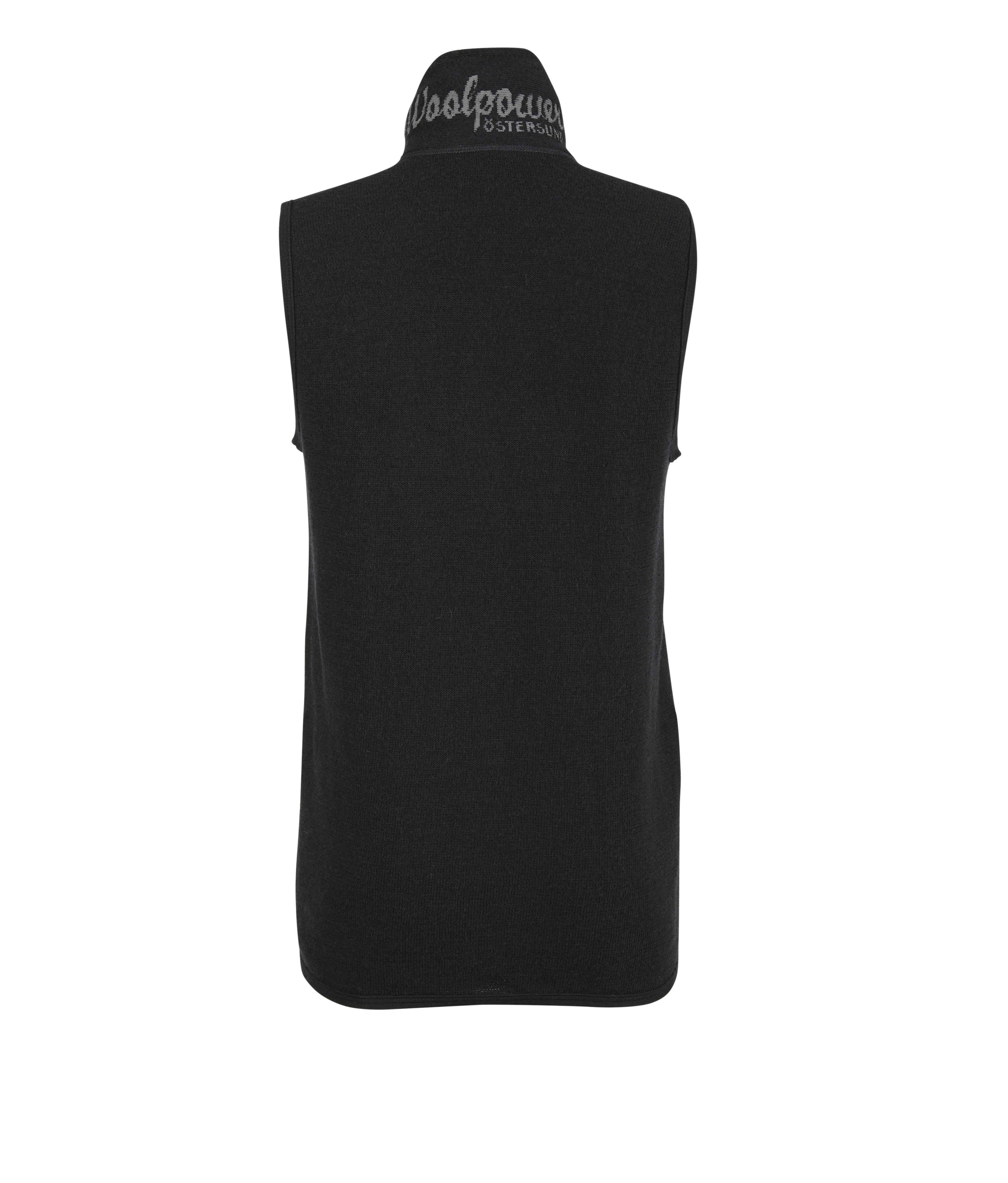 Woolpower Vest 400 gebreid vest / vest van merinowol black - bij KOX online bestellen | XXWP7244S