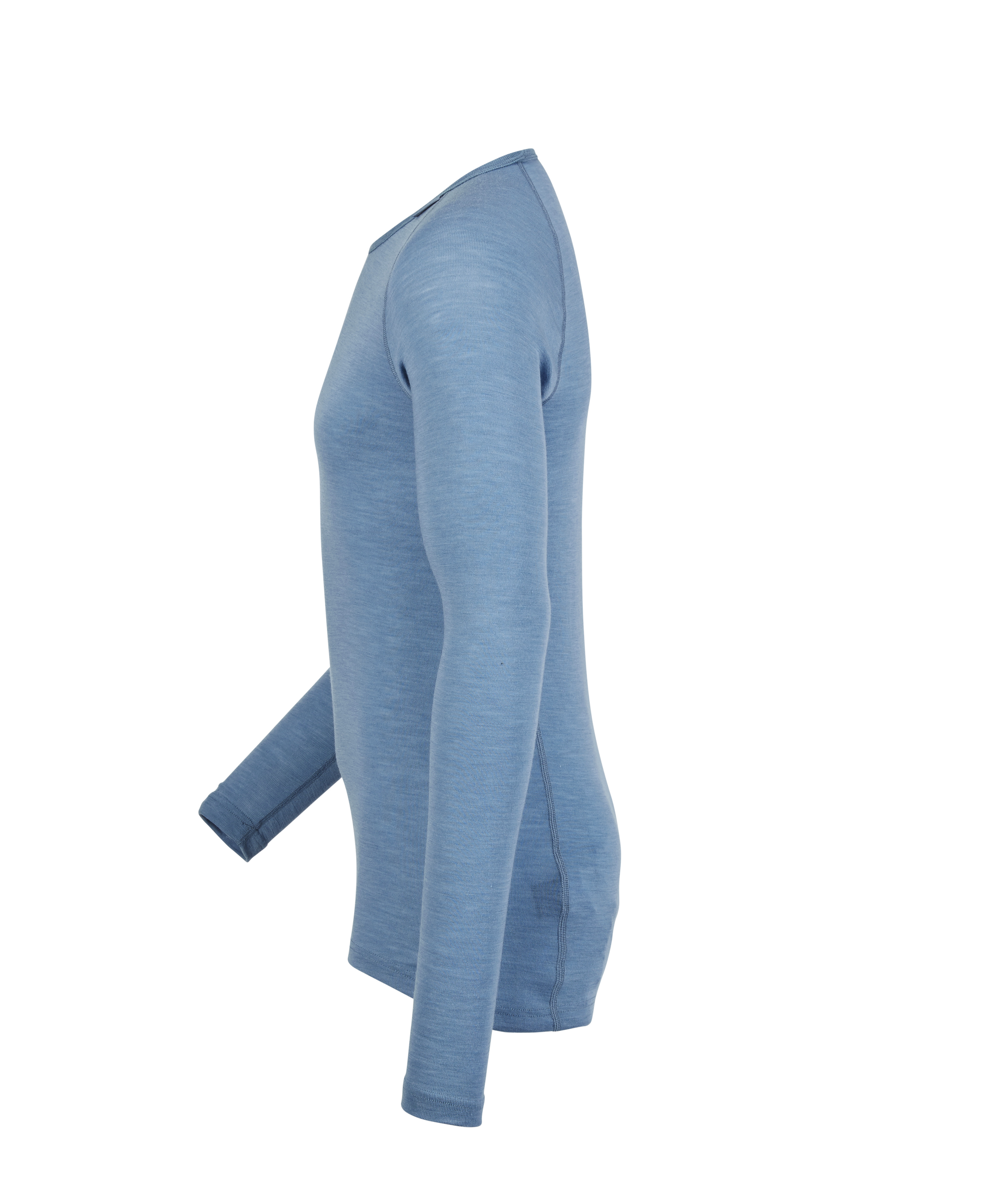 Woolpower Crewneck LITE hemd met ronde hals / shirt lange mouwen van merinowol nordic blue - bij KOX online bestellen | XXWP7111B