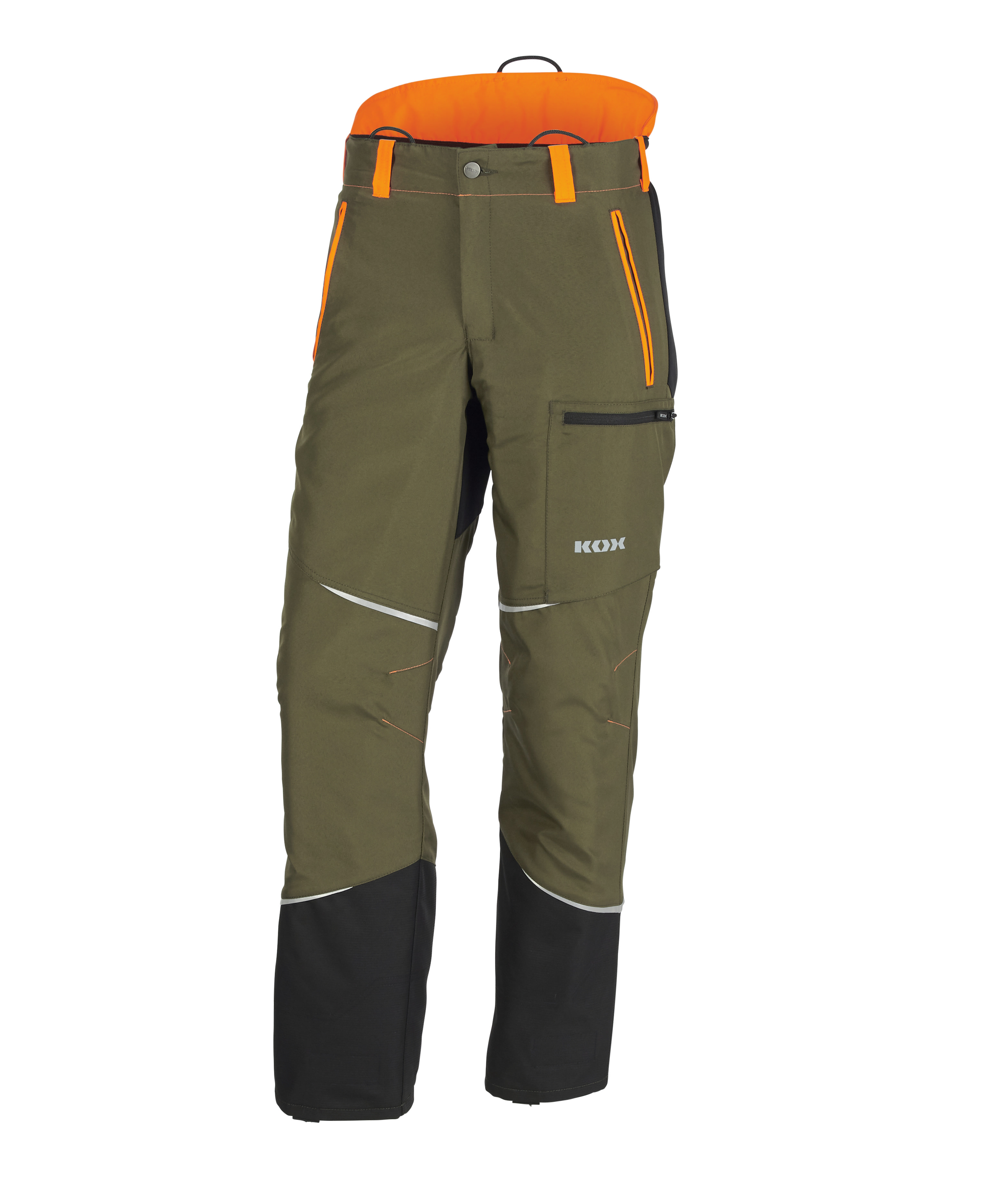  KOX Schnittschutzhose Mistral 3.0 Grn/Orange - bei KOX online bestellen | XX71228 