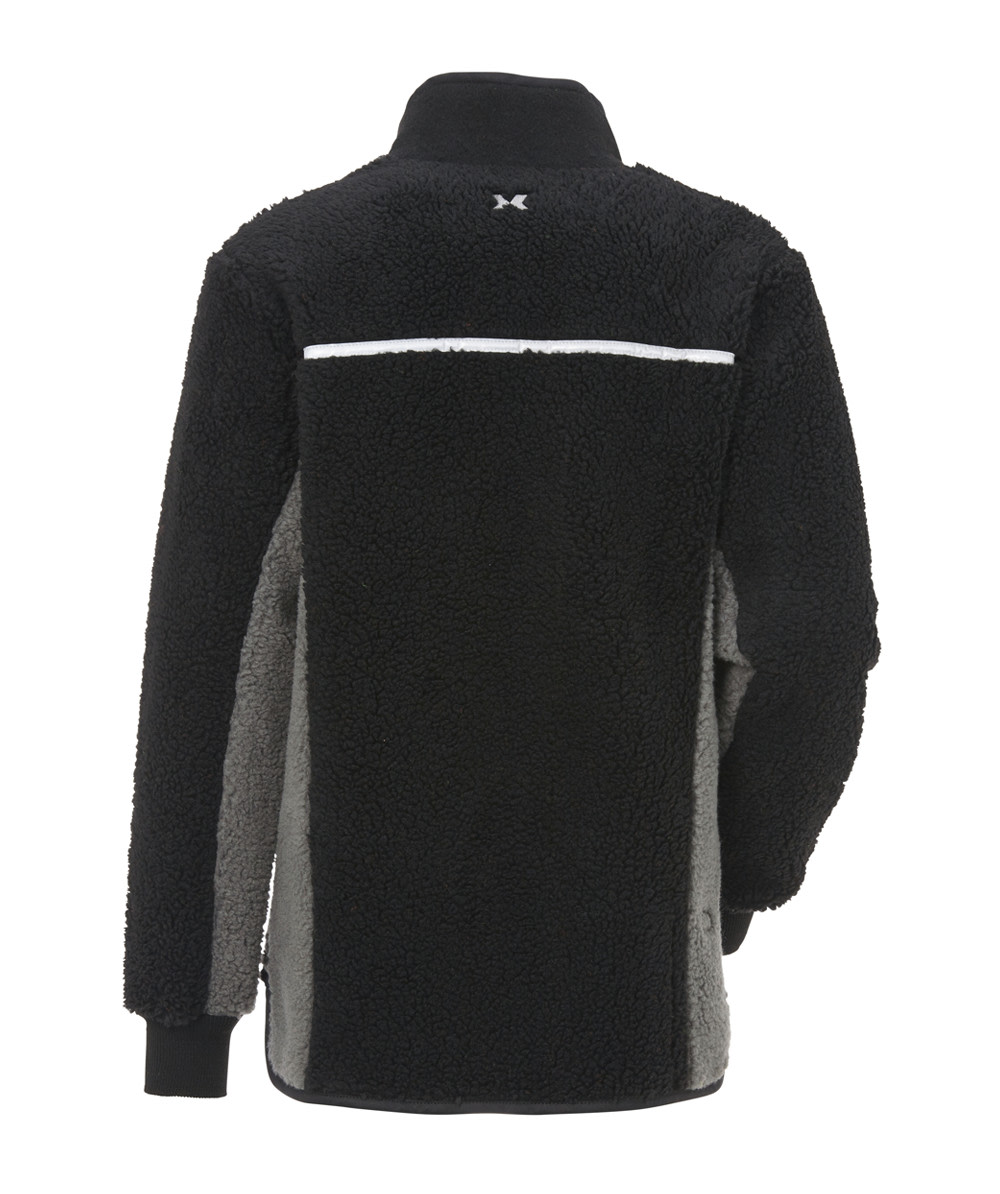 KOX Faserpelzjacke Schwarz/Grau - bei KOX online bestellen | XX76130