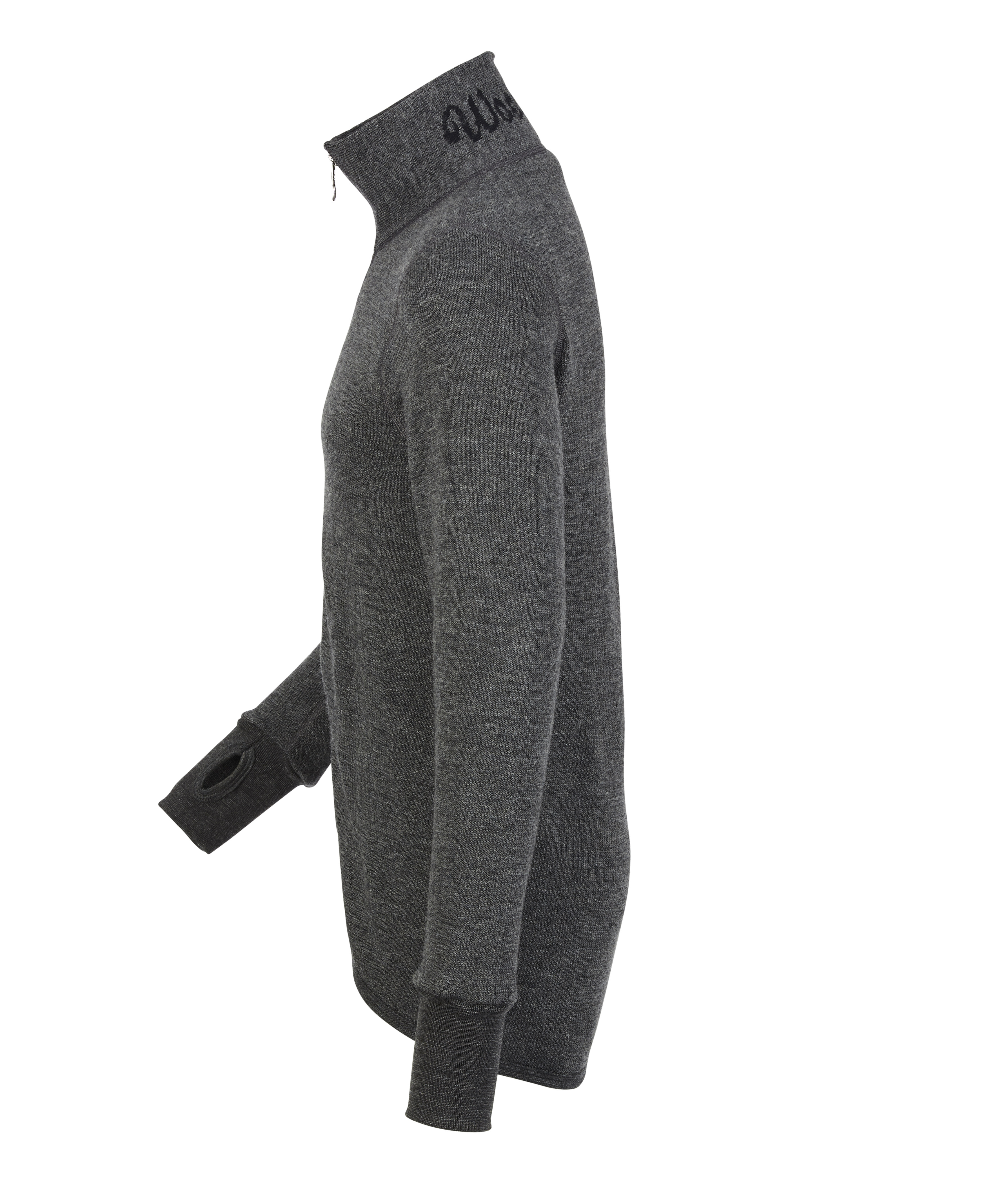 Woolpower Full Zip Jacket 400 functioneel jack / jack van merinowol grey - bij KOX online bestellen | XXWP7234G