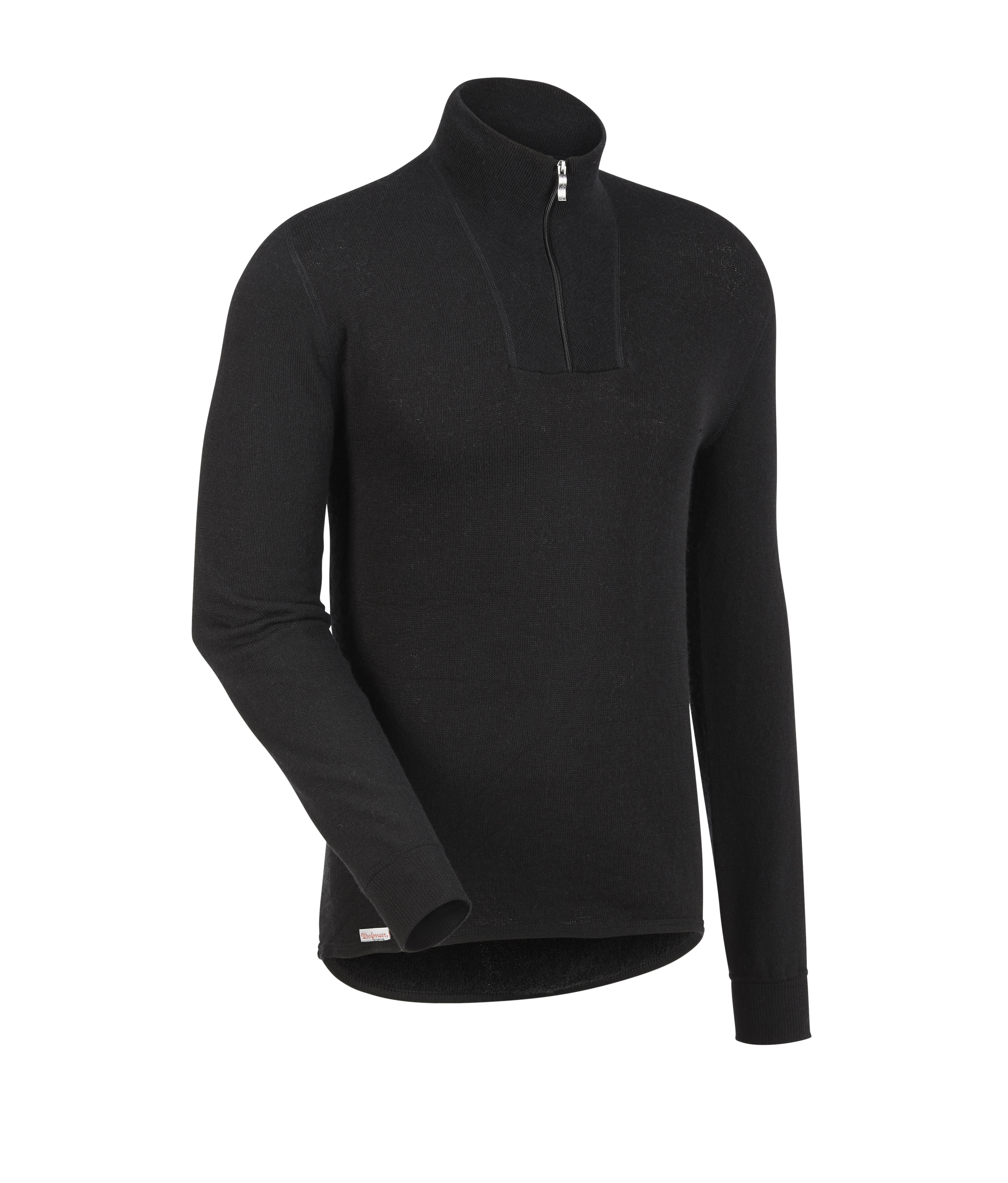  Woolpower Zip Turtleneck 200 Rollkragenhemd / Merino Shirt langarm Black - bei KOX online bestellen | XXWP7222S 