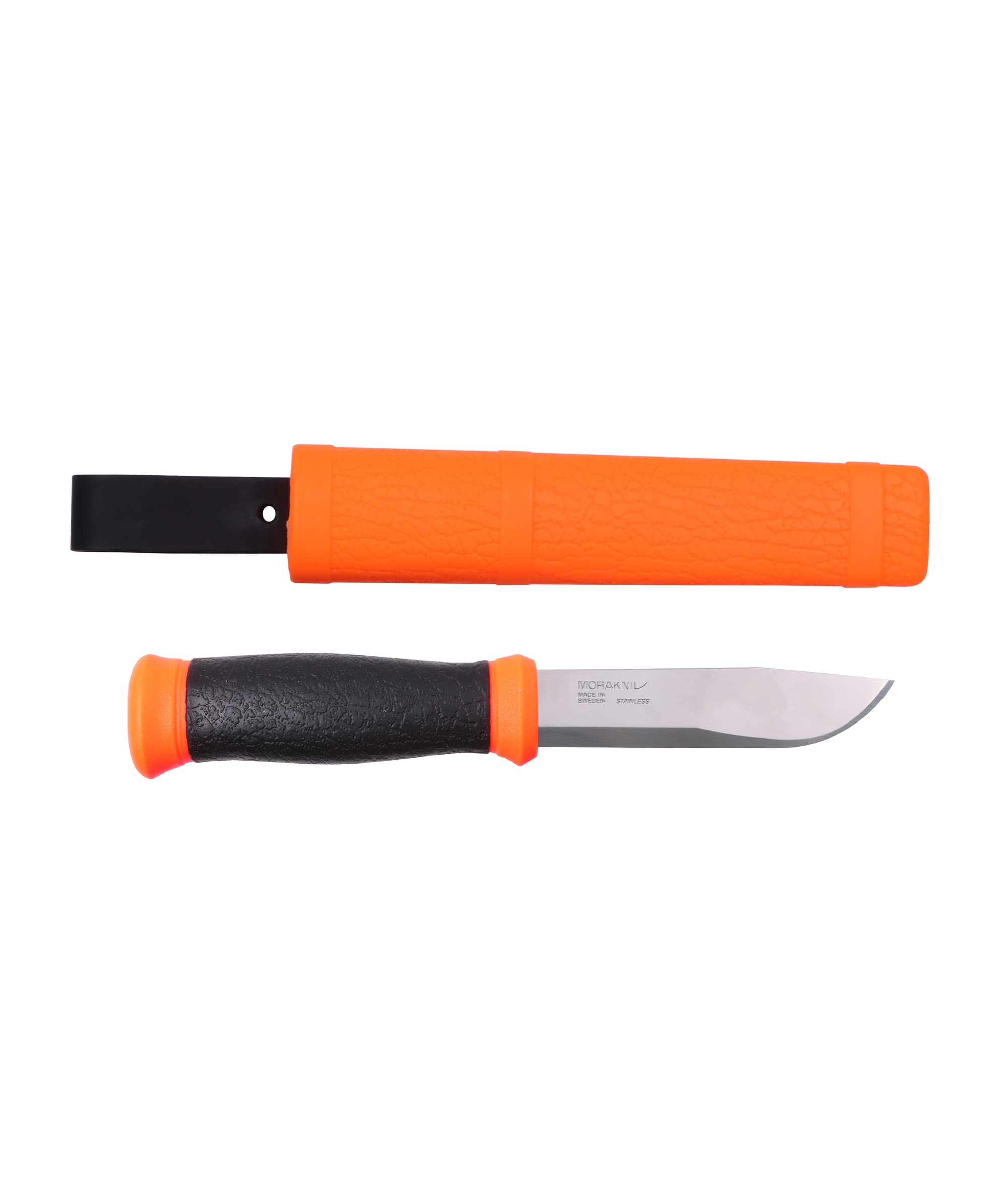MORAKNIV Jagdmesser / Outdoormesser Mora 2000 / 10, 7 cm / Schwarz/Orange - bei KOX online bestellen | XXMO12057