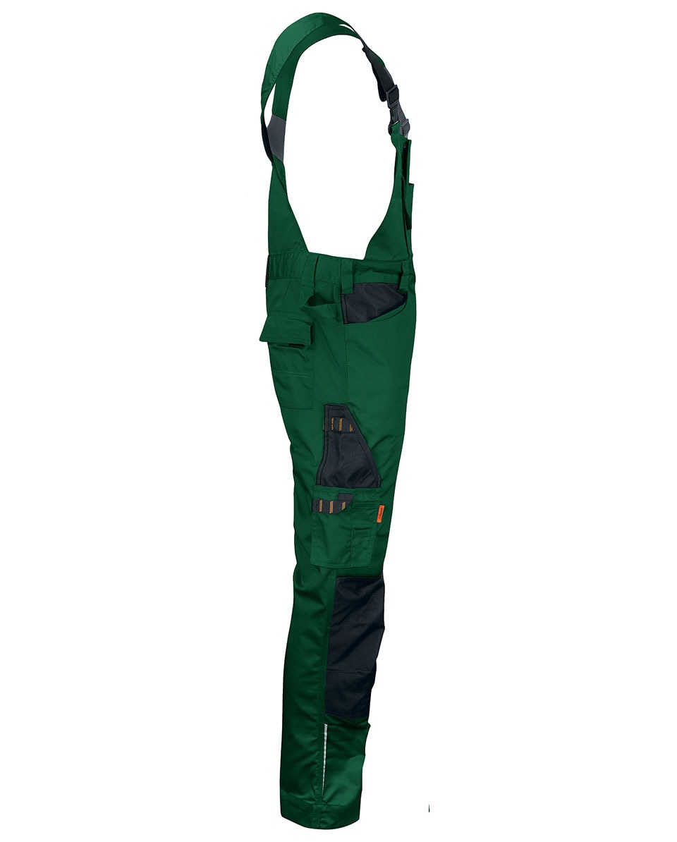 Salopette de travail Jobman 3730 vert/noir - commander en ligne chez KOX | XXJB3730GR
