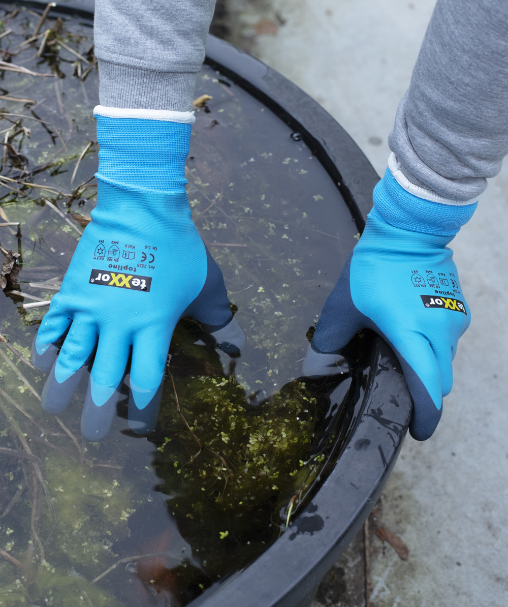 teXXor Arbeitshandschuhe / Gartenhandschuhe Topline Blau - bei KOX online bestellen | XX75103