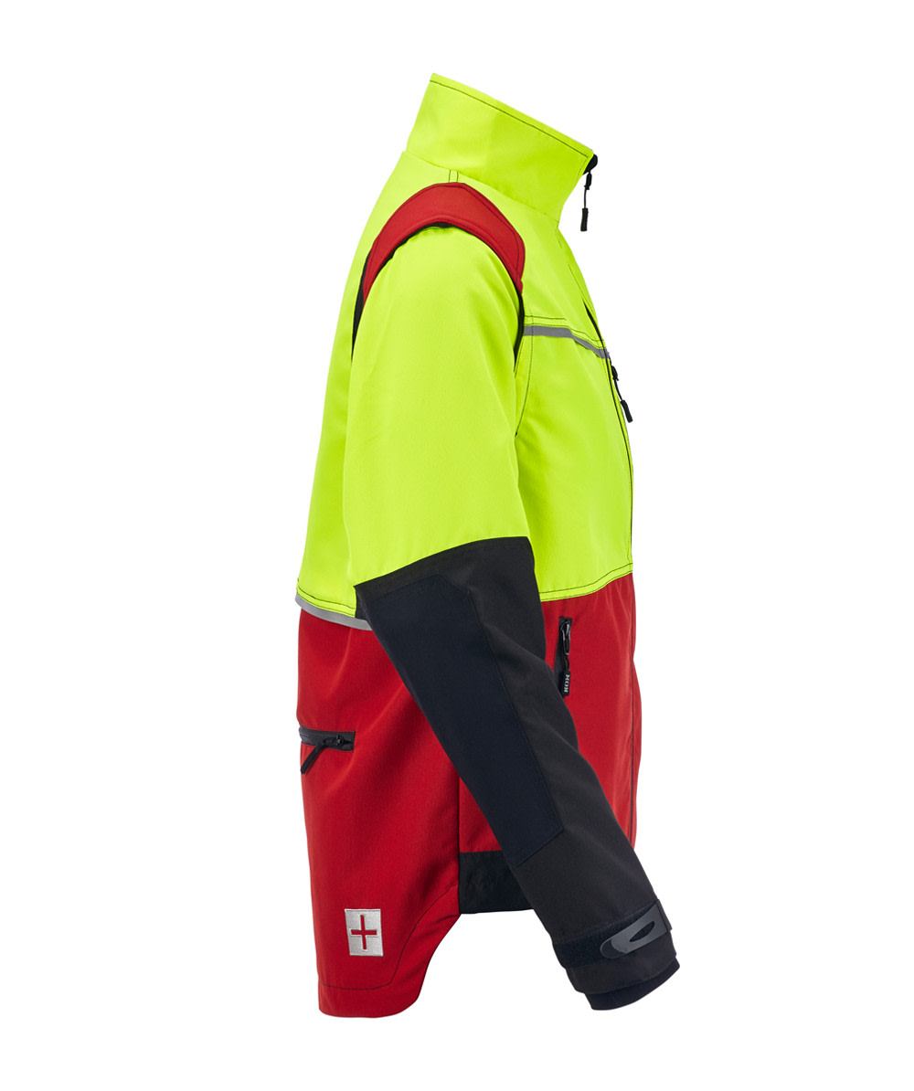 Veste forestire KOX Transform Rouge/Jaune - commander en ligne chez KOX | XX71431