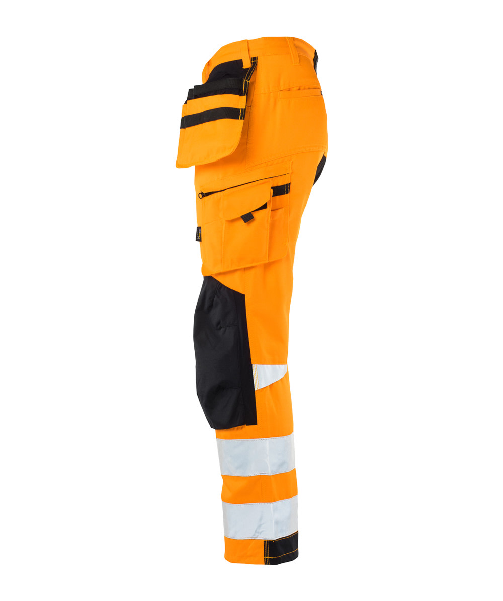 Jobman Arbeitshose HiVis 2240 Stretch Orange/Schwarz - bei KOX online bestellen | XXJB2240O