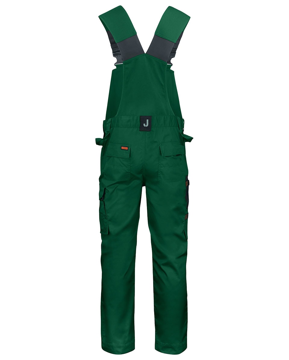 Salopette de travail Jobman 3730 vert/noir - commander en ligne chez KOX | XXJB3730GR