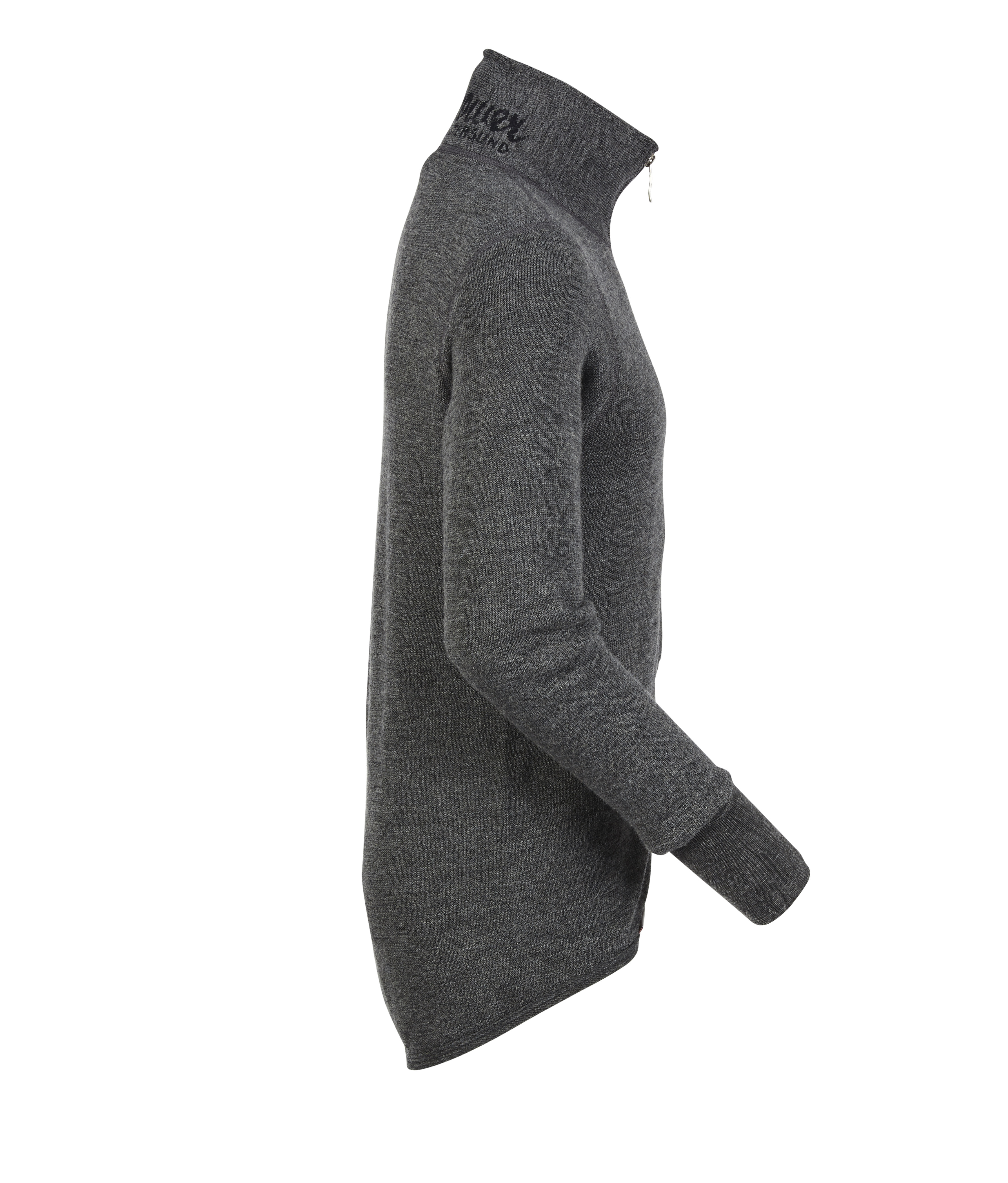 Woolpower Full Zip Jacket 400 functioneel jack / jack van merinowol grey - bij KOX online bestellen | XXWP7234G