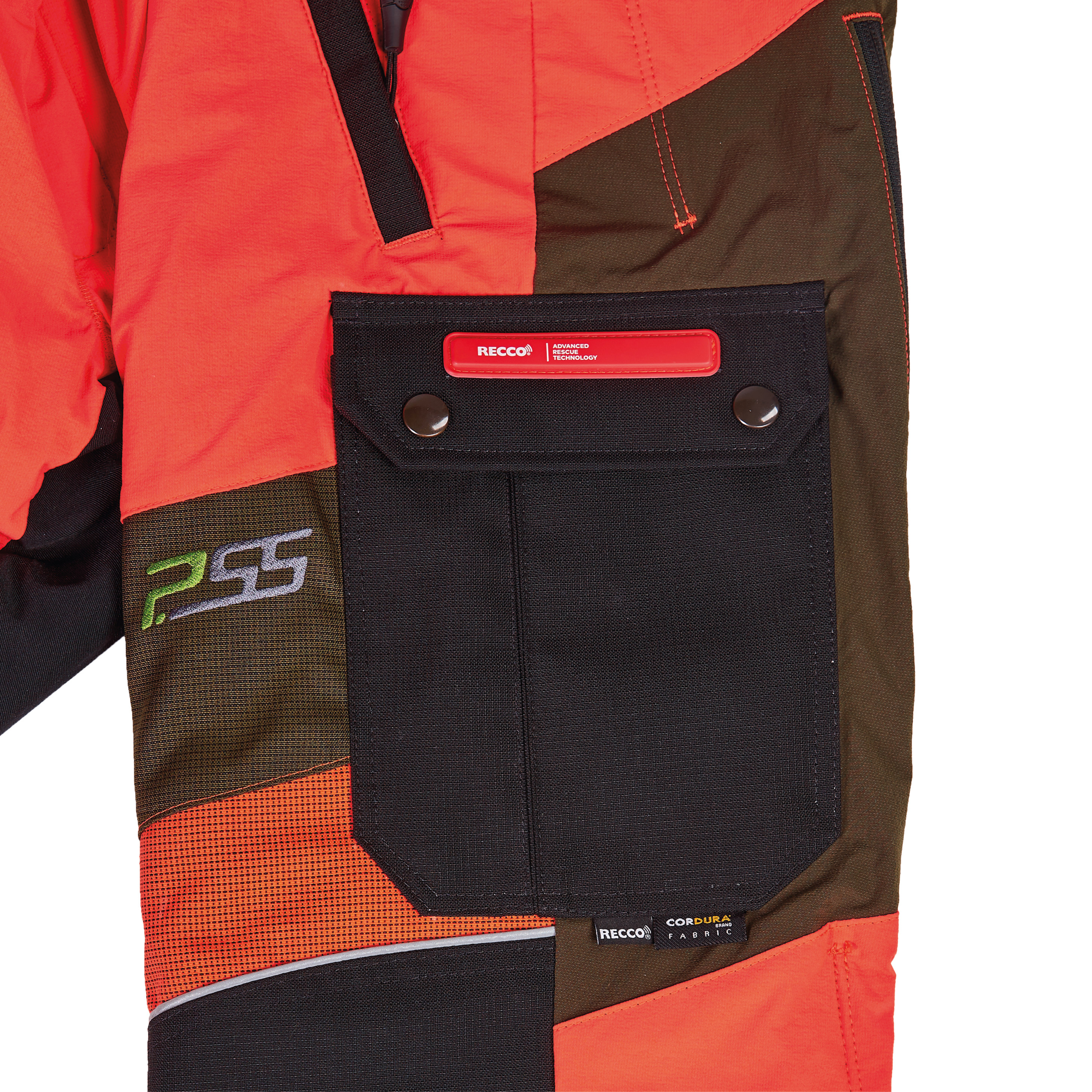 PSS Schnittschutzhose X-treme Breeze Neonrot/Grn - bei KOX online bestellen | XX71230