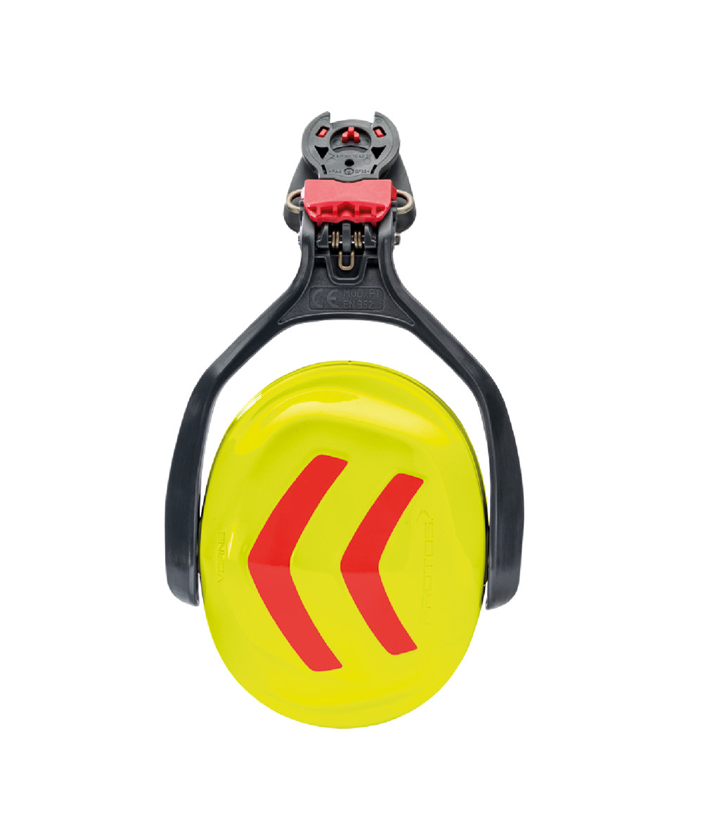 PROTOS Integral Gehrschutz Kapsel/ Kapselgehrschutz Neon Gelb/Rot - bei KOX online bestellen | XX74223