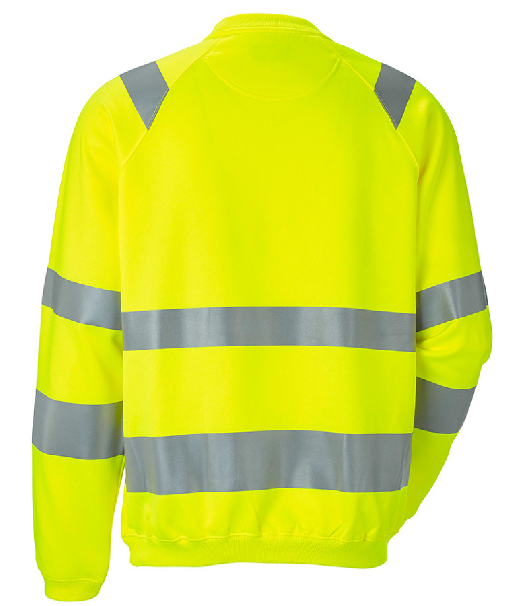 Sweat haute visibilit Jobman 1150 jaune - commander en ligne chez KOX | XXJB1150G