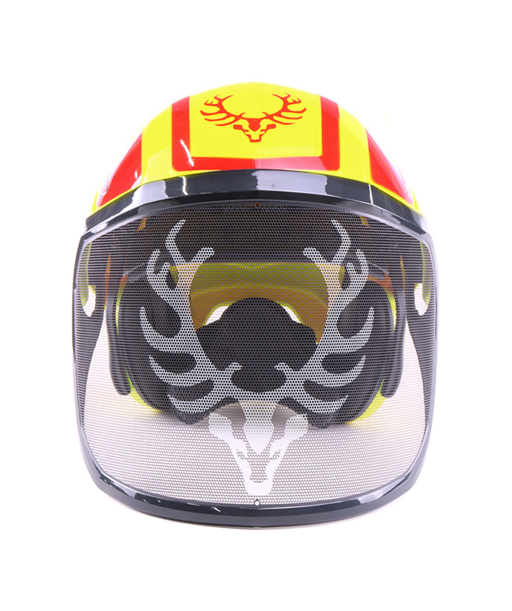  PROTOS Forsthelm / Schutzhelm KOX Edition mit Gehrschutz und Visier Integral Forest Neon Gelb/Rot OneSize - bei KOX online bestellen | XX74109 