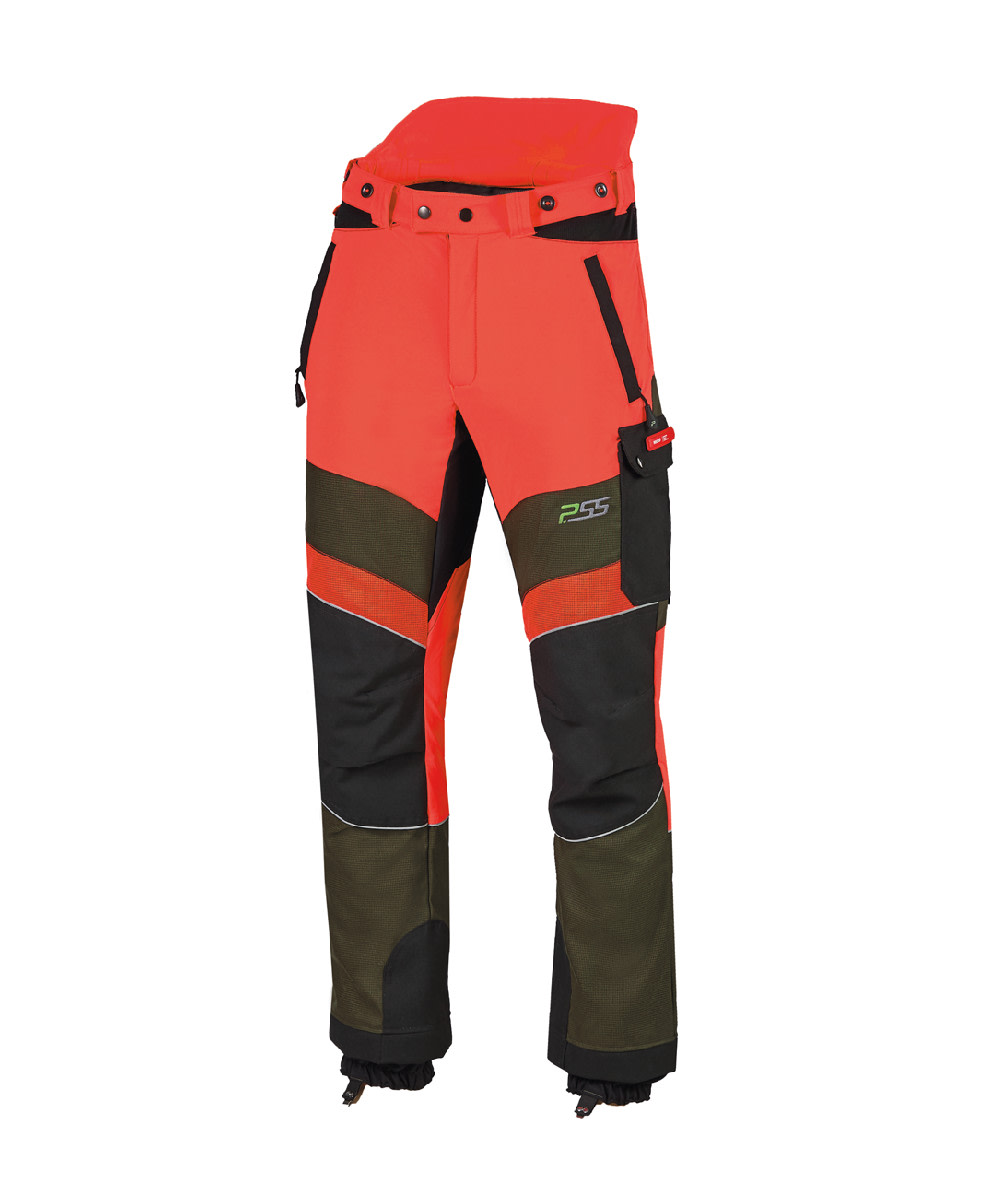  PSS Schnittschutzhose X-treme Breeze Neonrot/Grn - bei KOX online bestellen | XX71230 