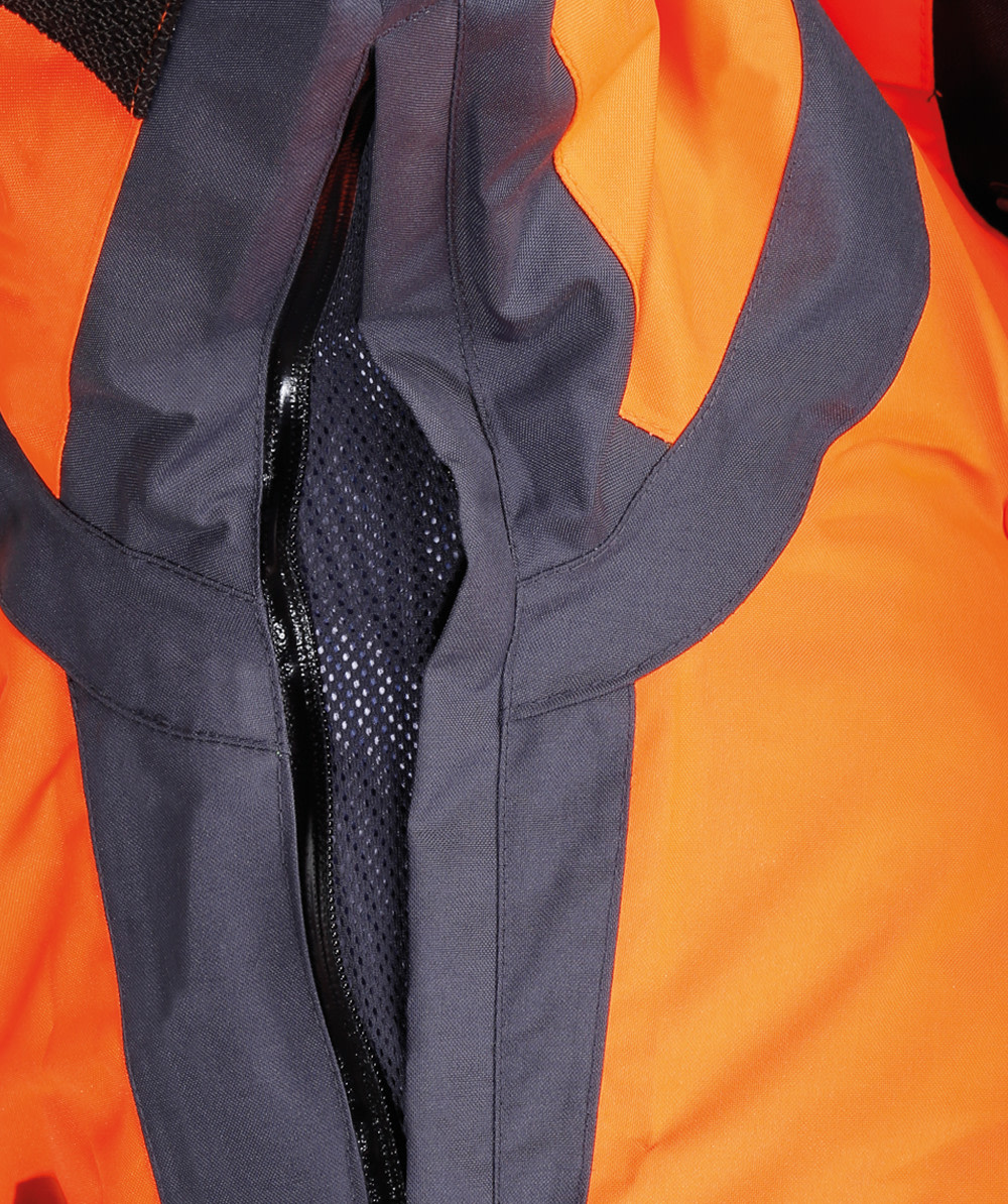 PSS Regenjacke wasserdicht X-treme Rain Orange/Grau - bei KOX online bestellen | XX72410