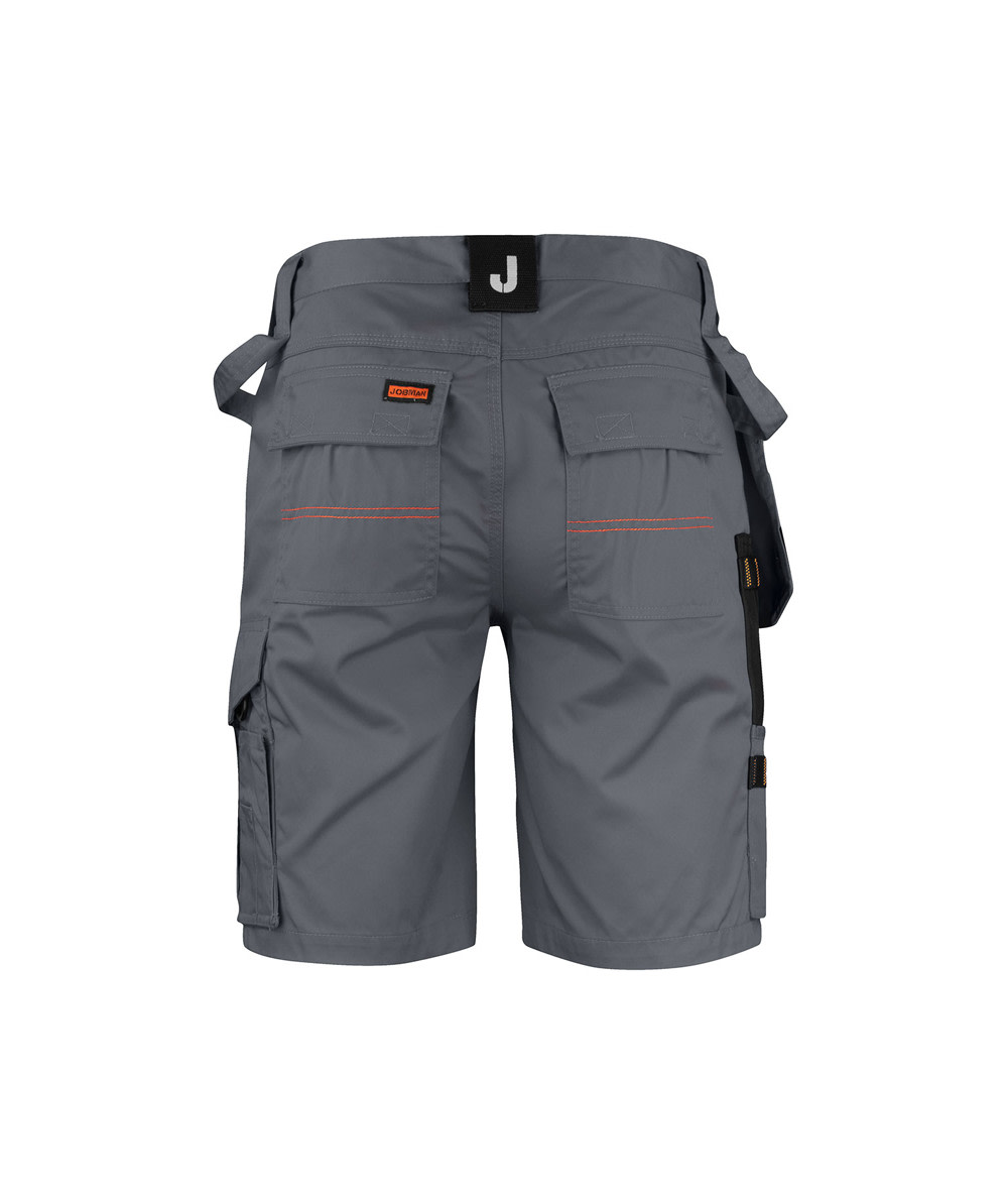 Short de travail Jobman 2722 gris/noir - commander en ligne chez KOX | XXJB2722G