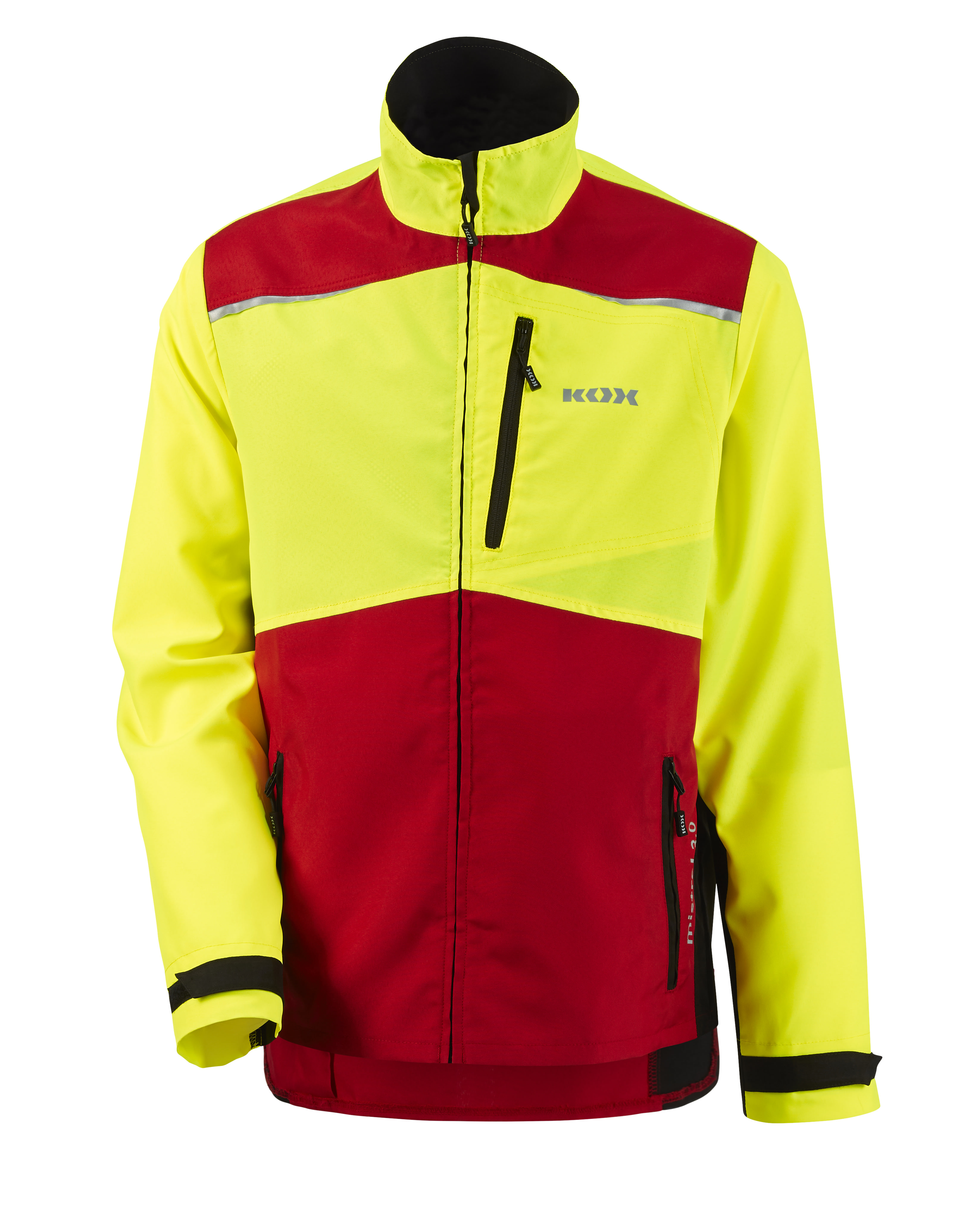 Veste forestire Mistral 3.0 KOX rouge/jaune - commander en ligne chez KOX | XX71428