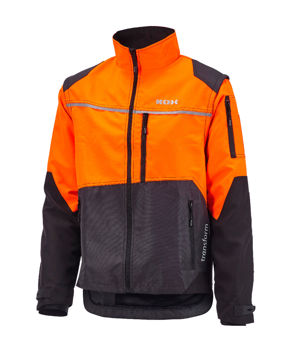  KOX Forstjacke Transform Anthrazit/Orange - bei KOX online bestellen | XX71430 