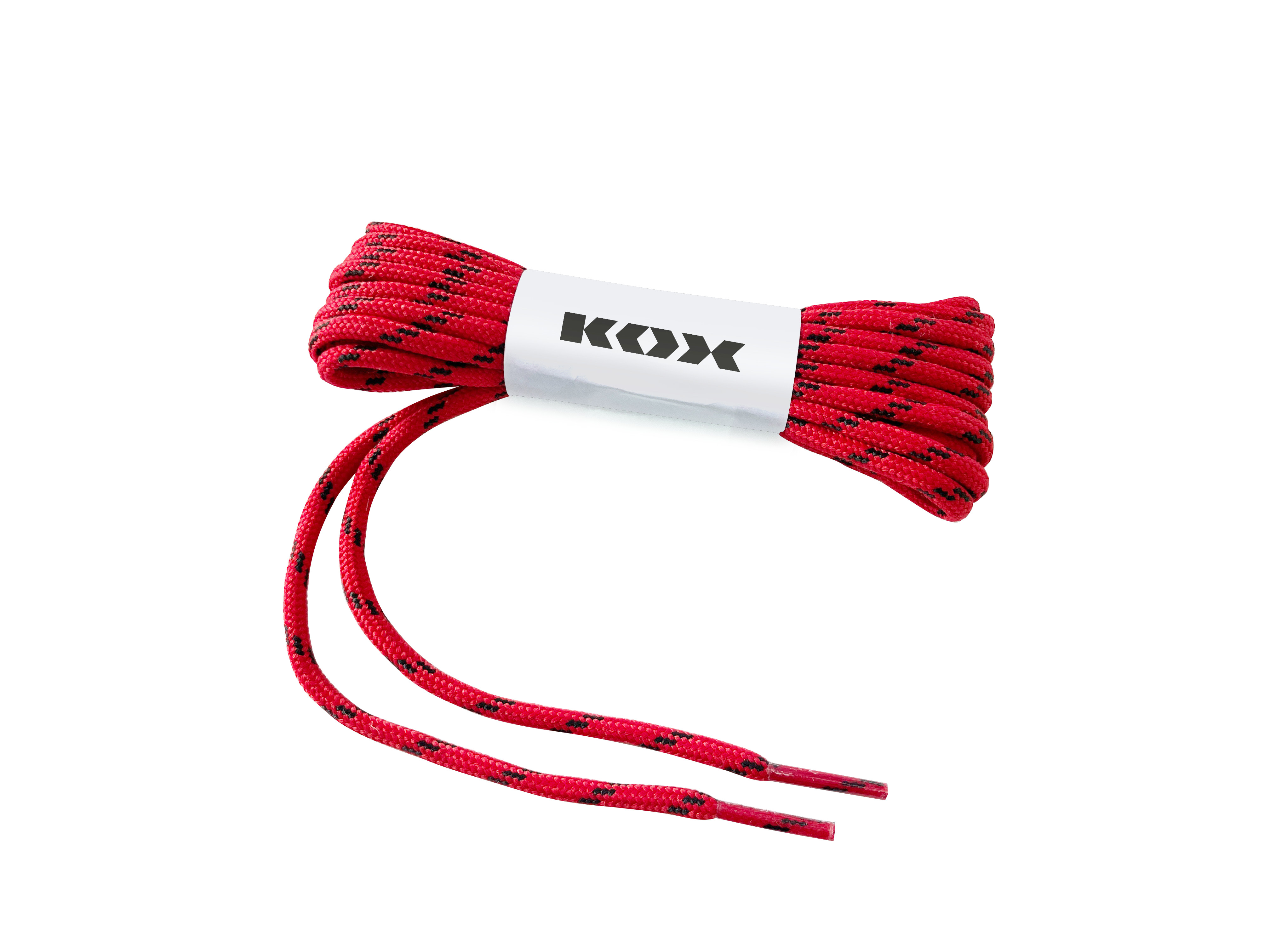  KOX Schnrsenkel Rot/Schwarz Einheitsgre - bei KOX online bestellen | XX73125-00 