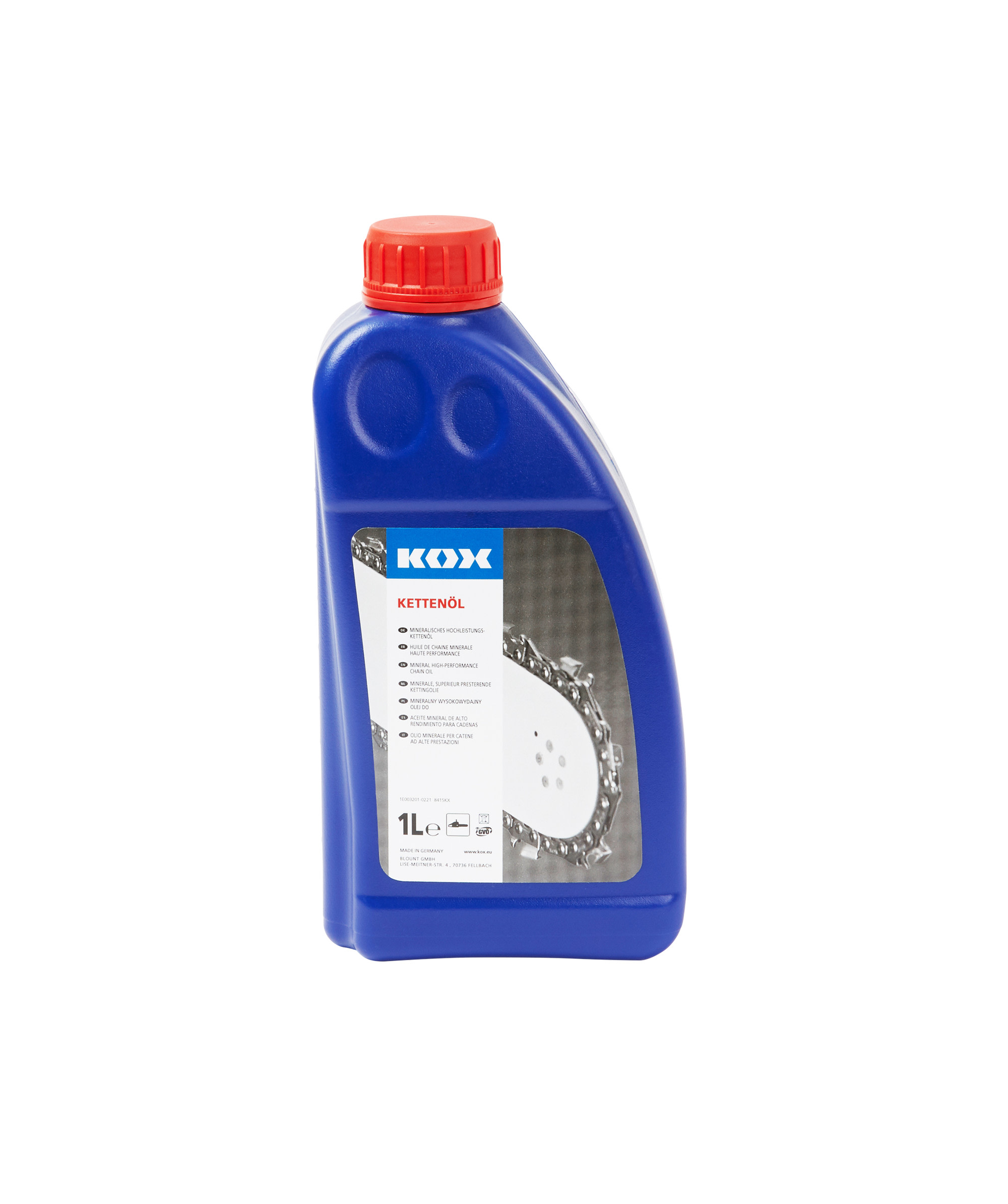  Huile adhrente pour chane de trononneuse KOX 1L - commander en ligne chez KOX | XX9029-1 