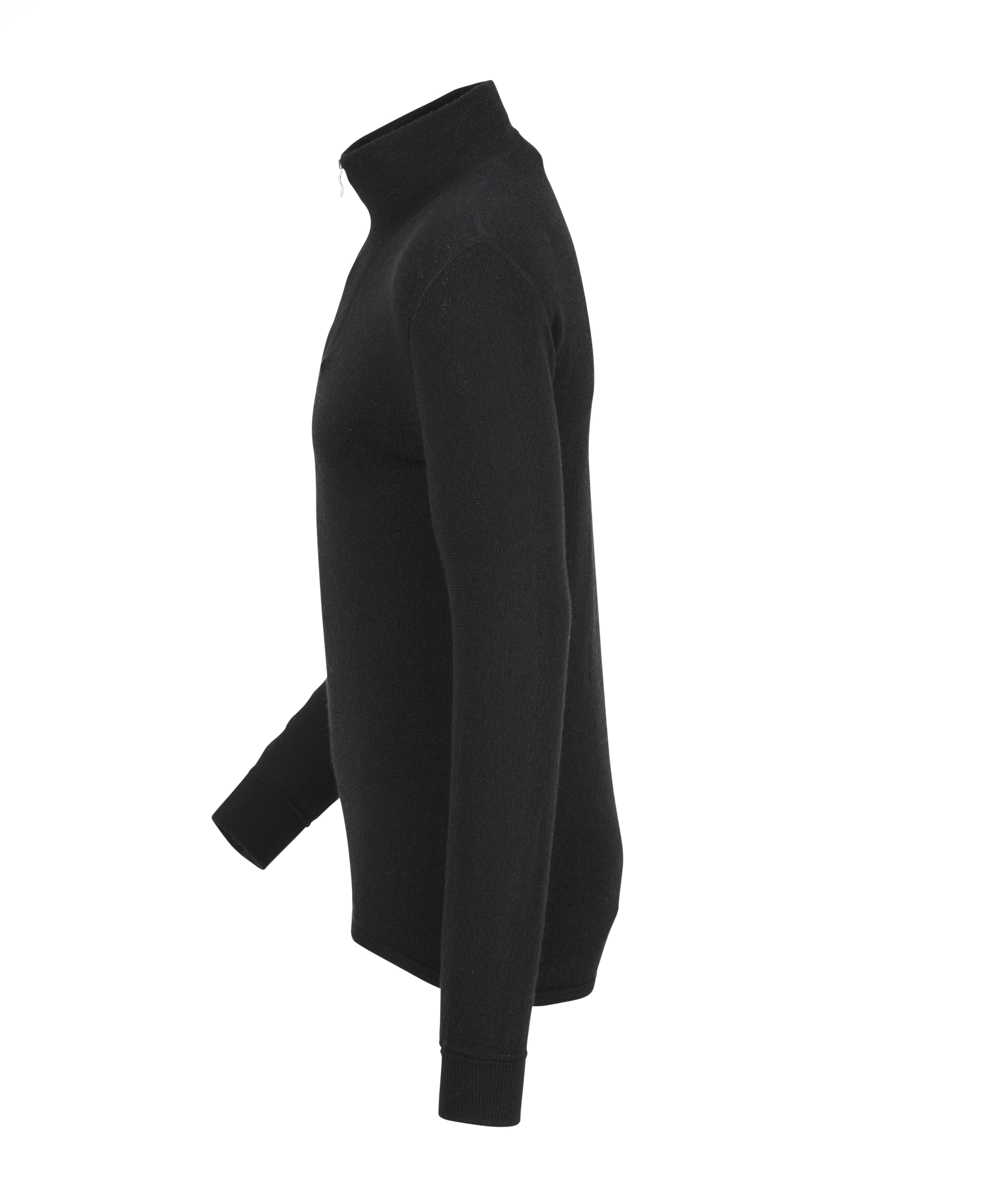 Woolpower Zip Turtleneck 200 Rollkragenhemd / Merino Shirt langarm Black - bei KOX online bestellen | XXWP7222S