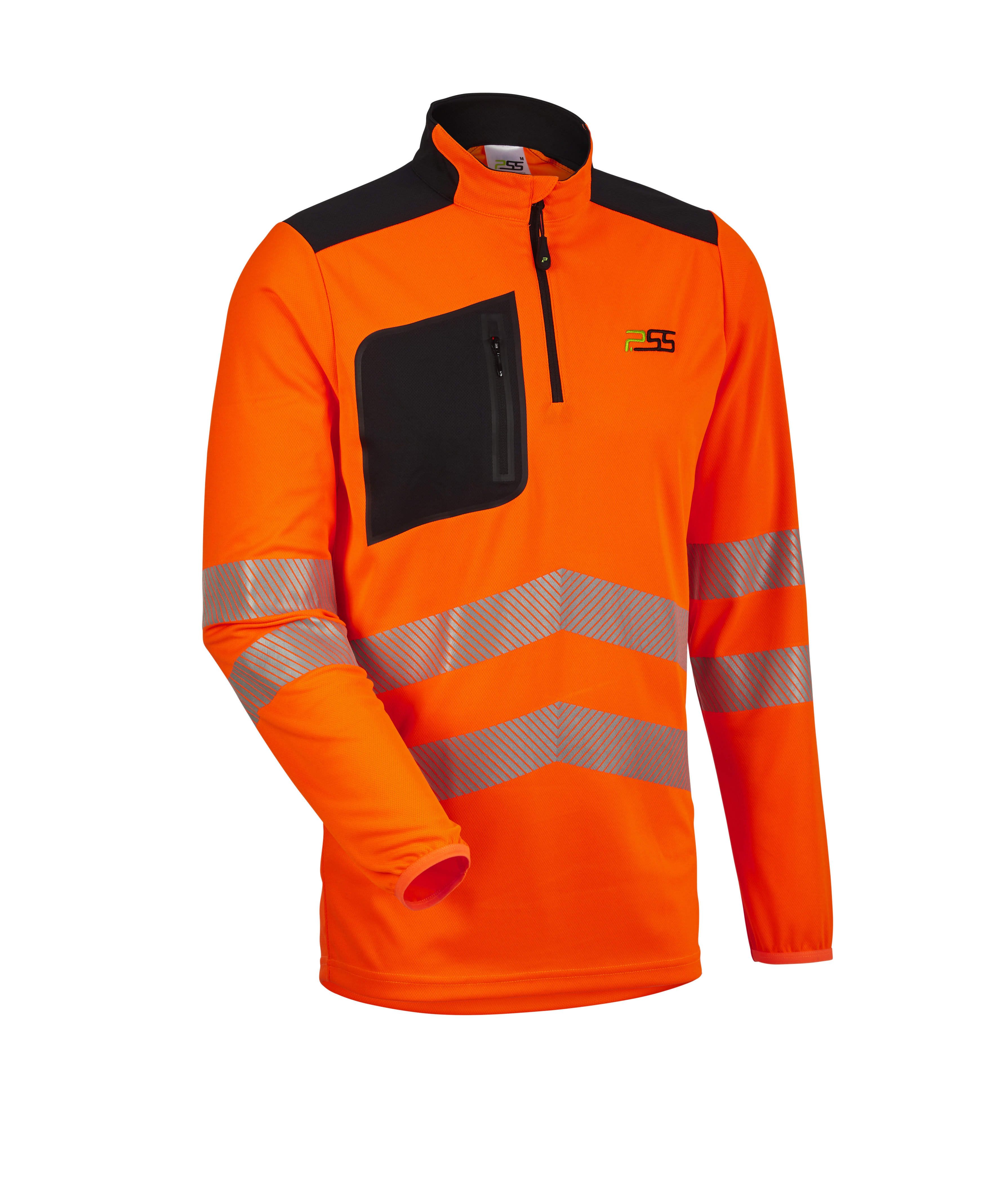  Chemise fonctionnelle PSS / Chemise fonctionnelle couleurs de signalisation X-treme Skin manches longues orange/noir - commander en ligne chez KOX | XX77149 