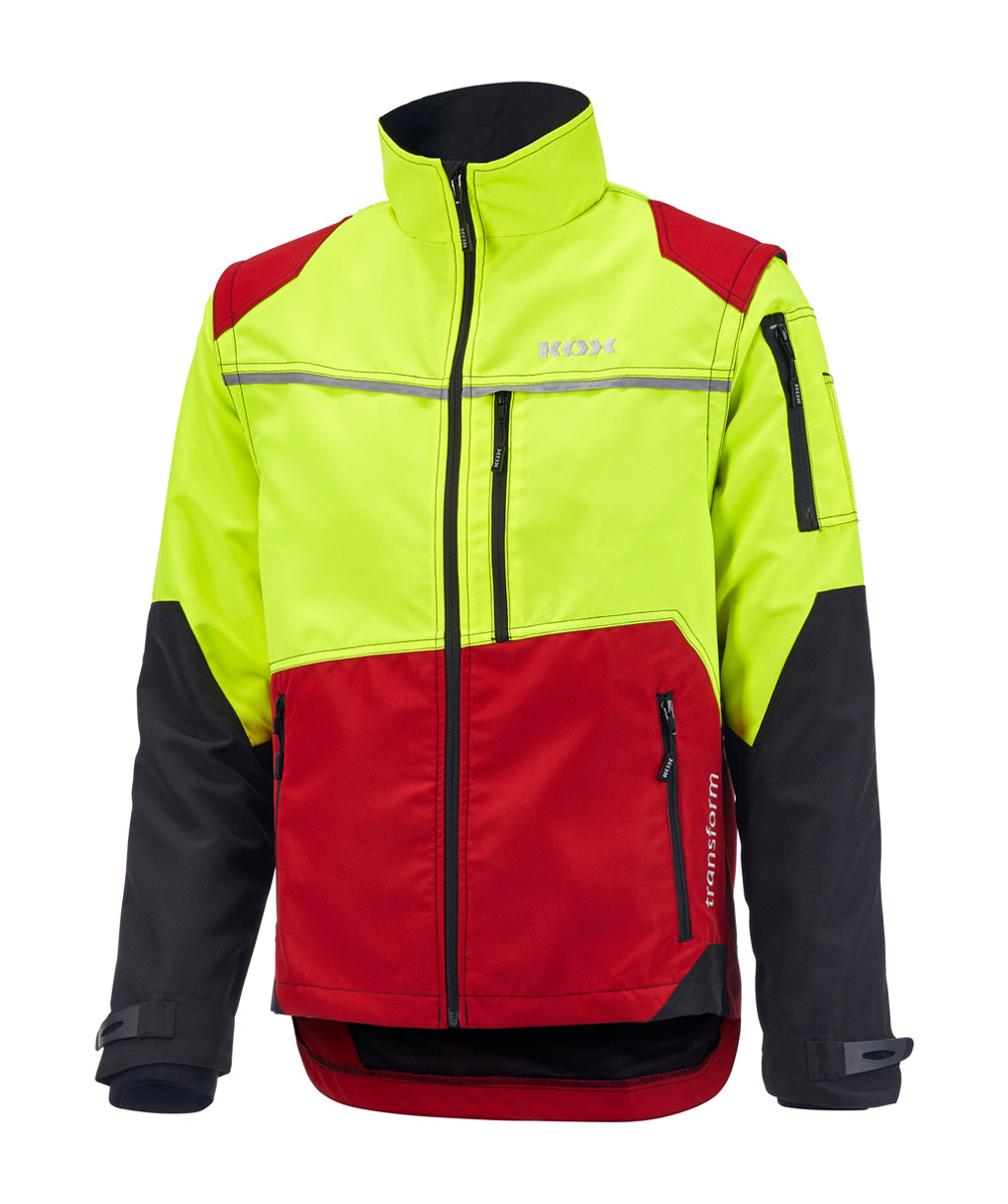  Veste forestire KOX Transform Rouge/Jaune - commander en ligne chez KOX | XX71431 