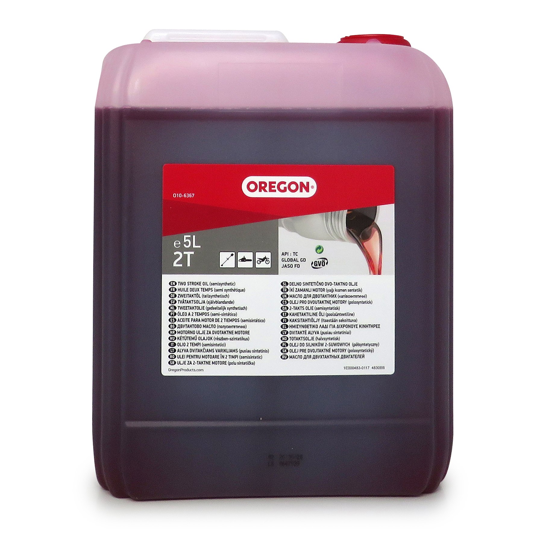  Oregon tweetaktolie 5 liter - bij KOX online bestellen | XX9011-5 