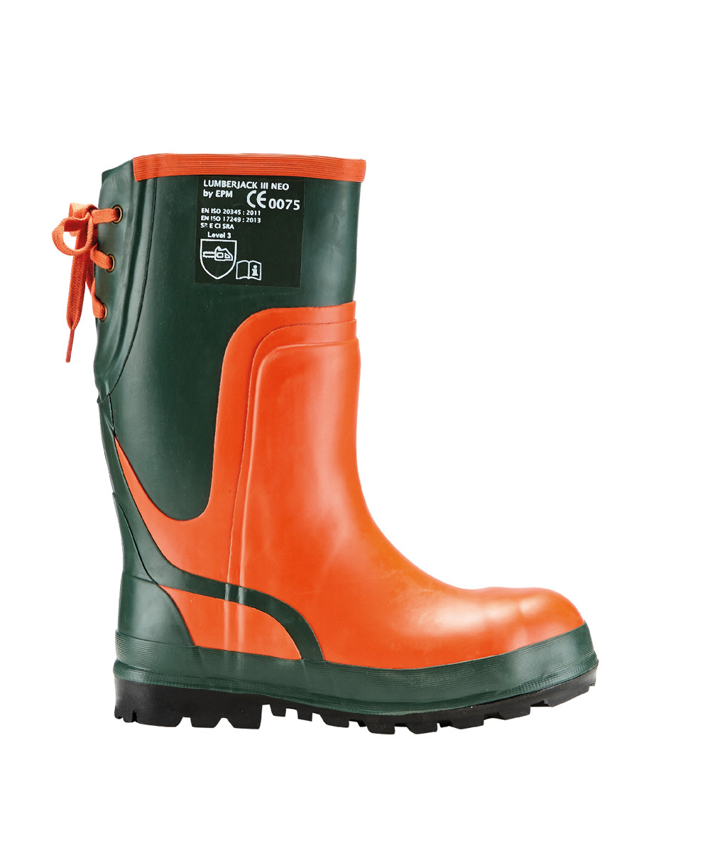 Bottes de protection anti-coupures en caoutchouc Lumberjack III Neo de KOX - commander en ligne chez KOX | XX73208