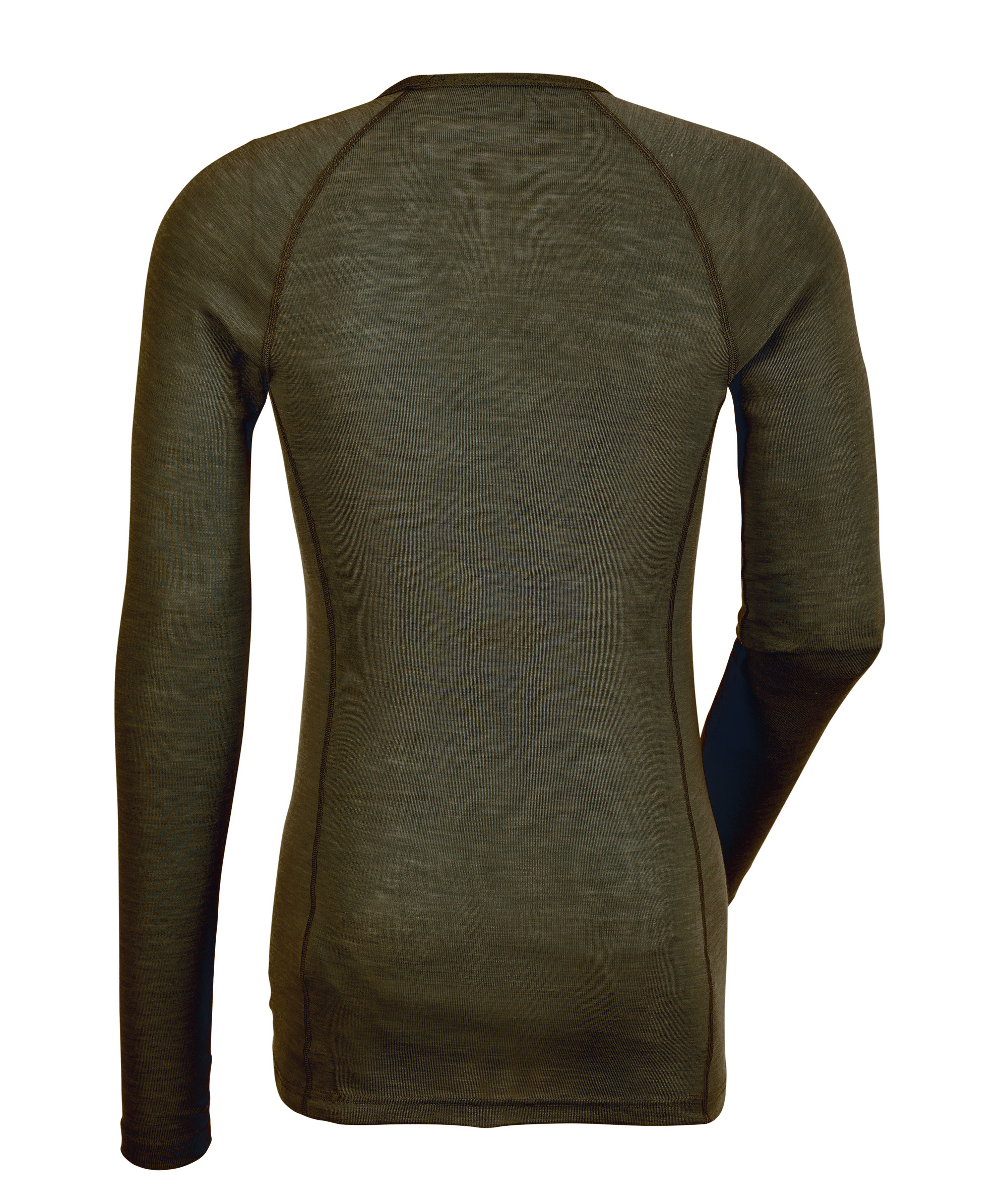 Tricot de corps  col rond Woolpower Crewneck LITE / T-shirt  manches longues en mrinos pine green - commander en ligne chez KOX | XXWP7111GR