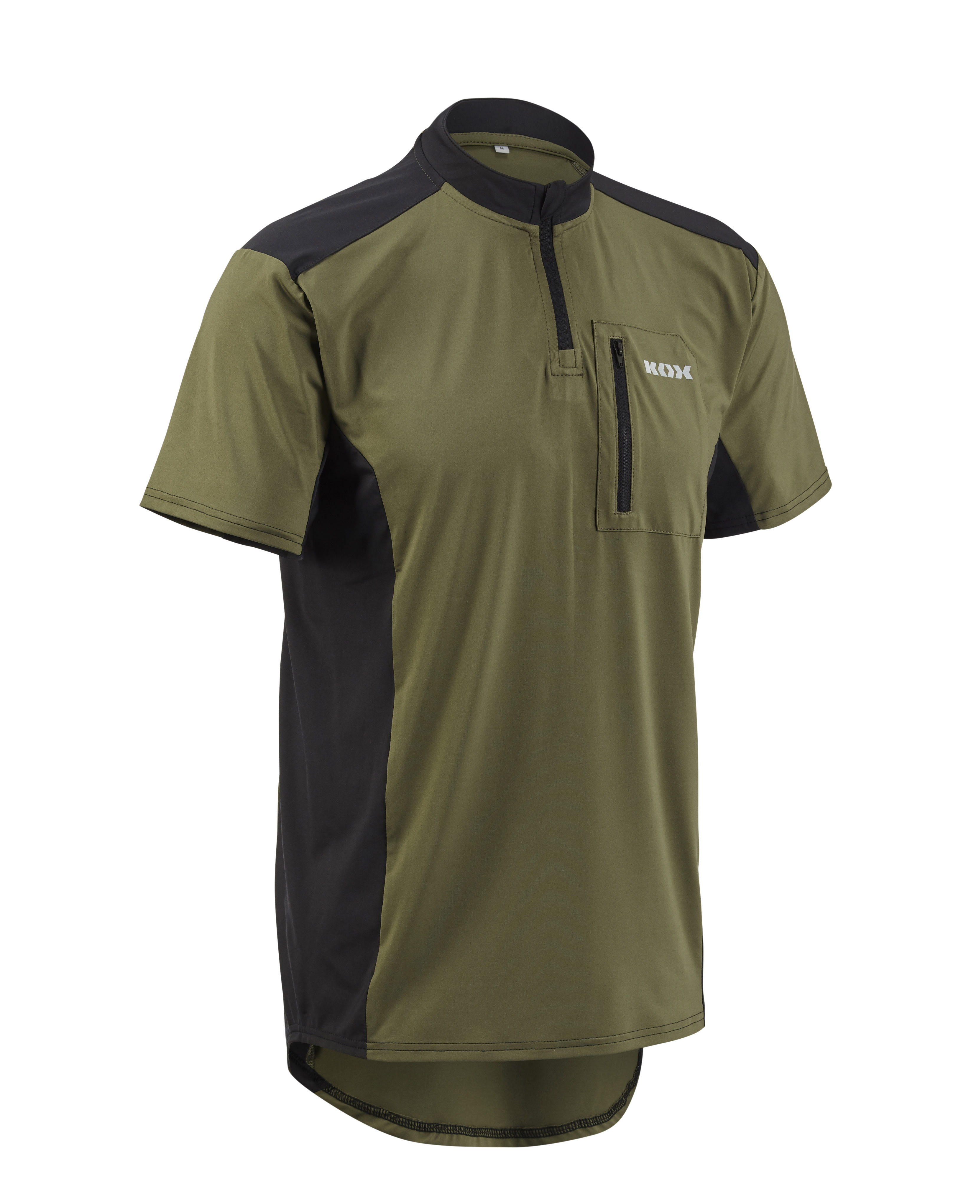  KOX Chemise fonctionnelle  manches courtes Vert olive - commander en ligne chez KOX | XX77183 
