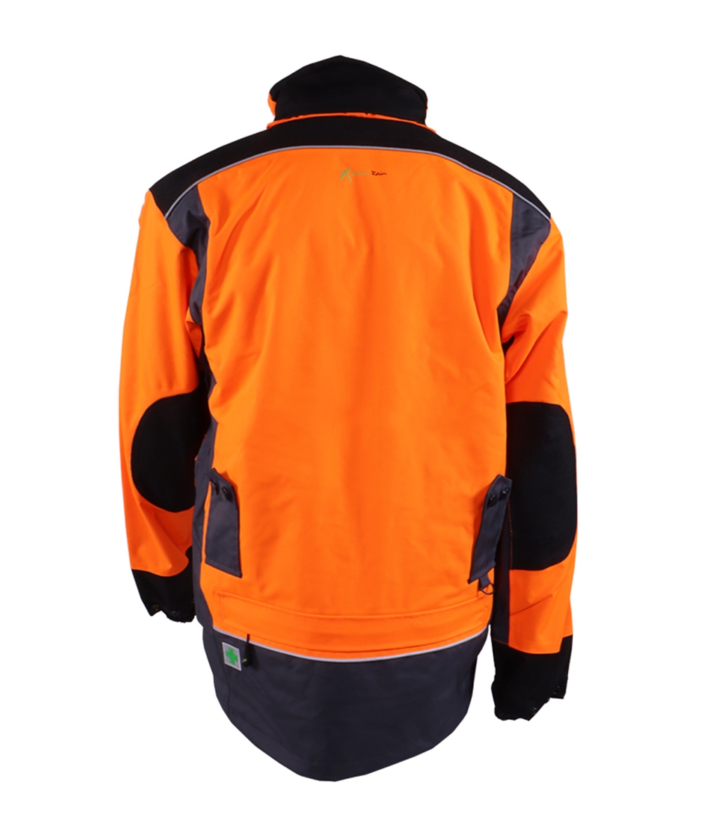PSS Regenjacke wasserdicht X-treme Rain Orange/Grau - bei KOX online bestellen | XX72410