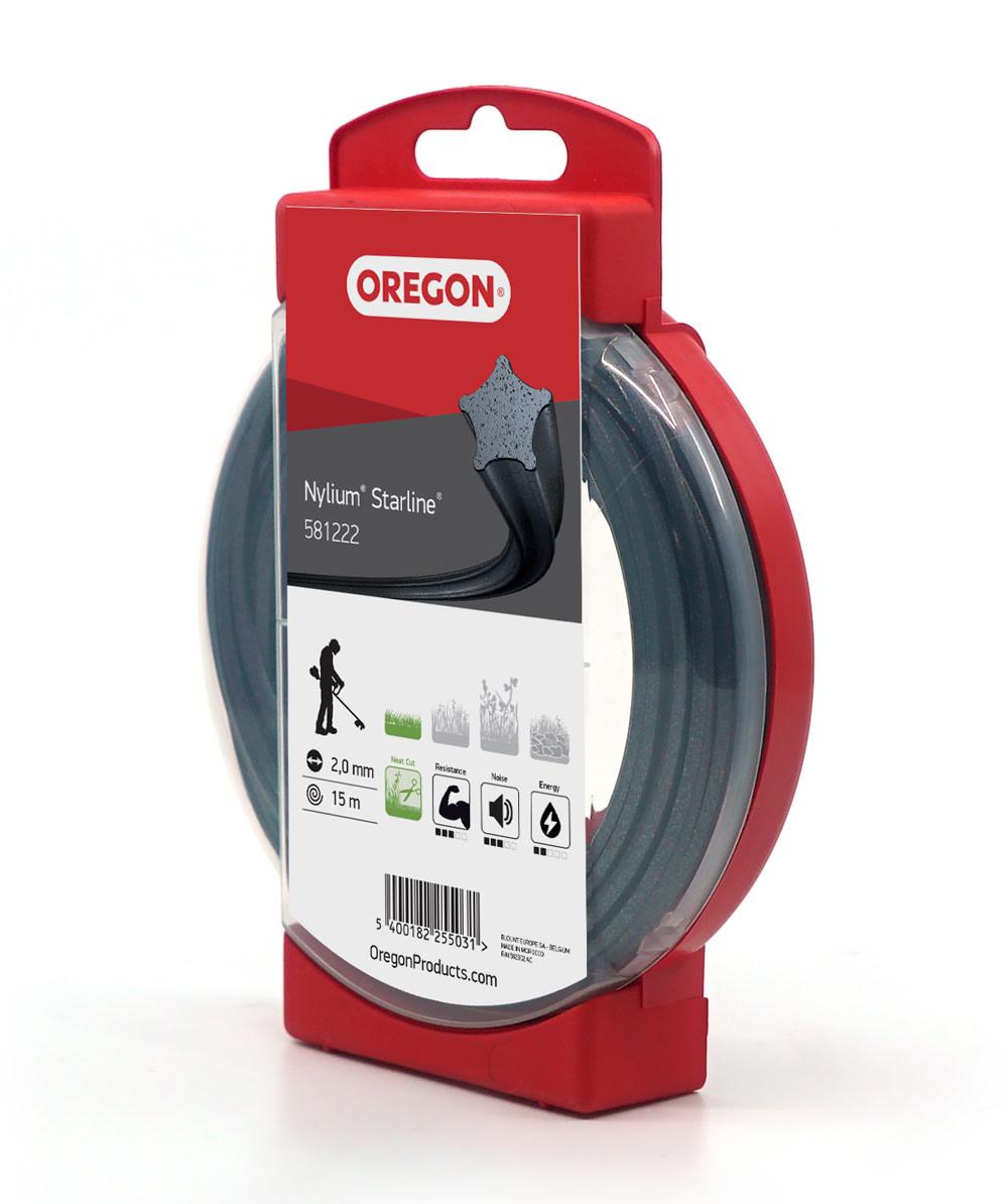  Oregon Nylium Starline maaidraad 2 mm diameter, 15 m lengte - bij KOX online bestellen | 581222 