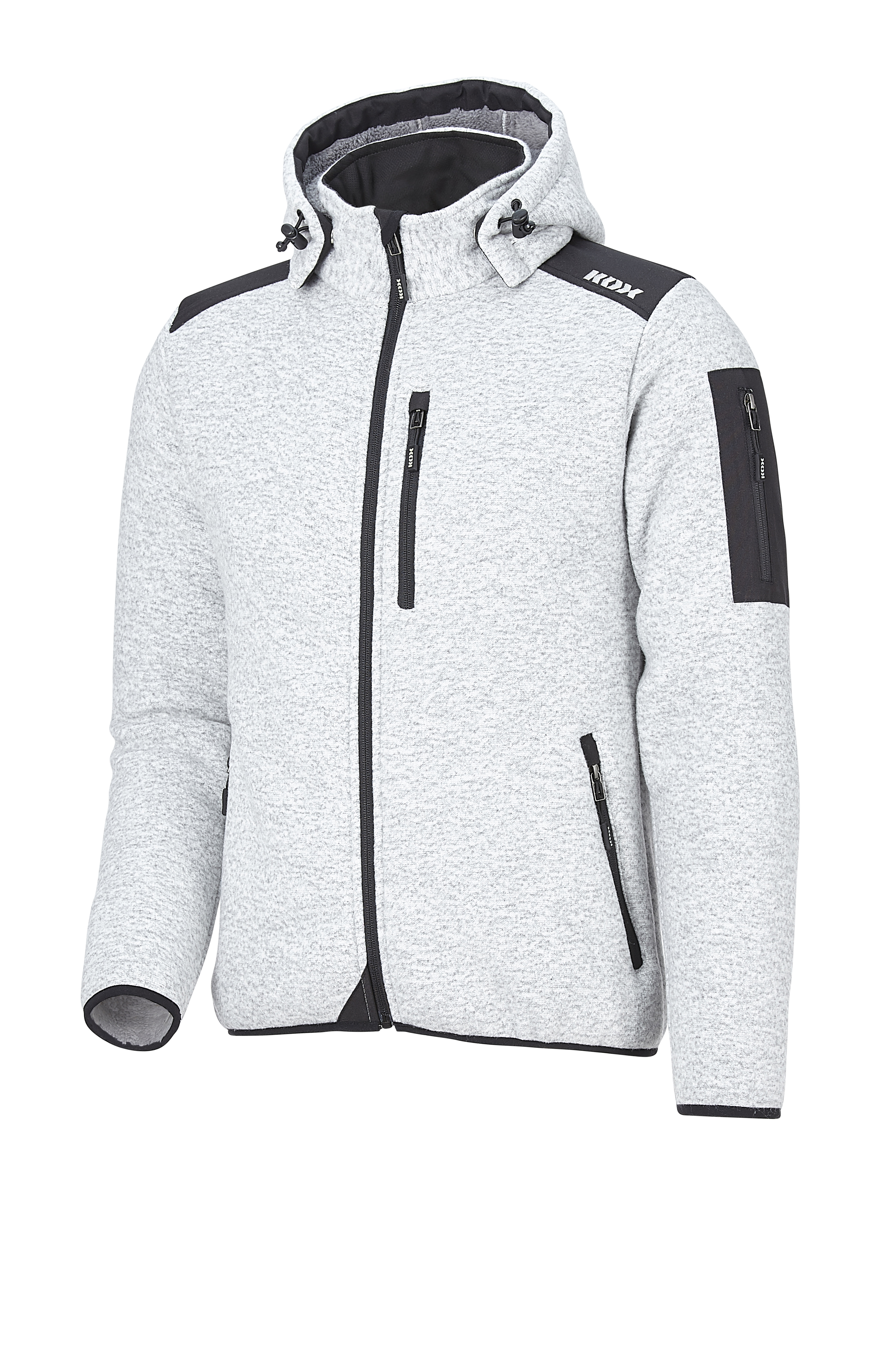  KOX Fleecejacke Damen Wei/Grau - bei KOX online bestellen | XX76124 