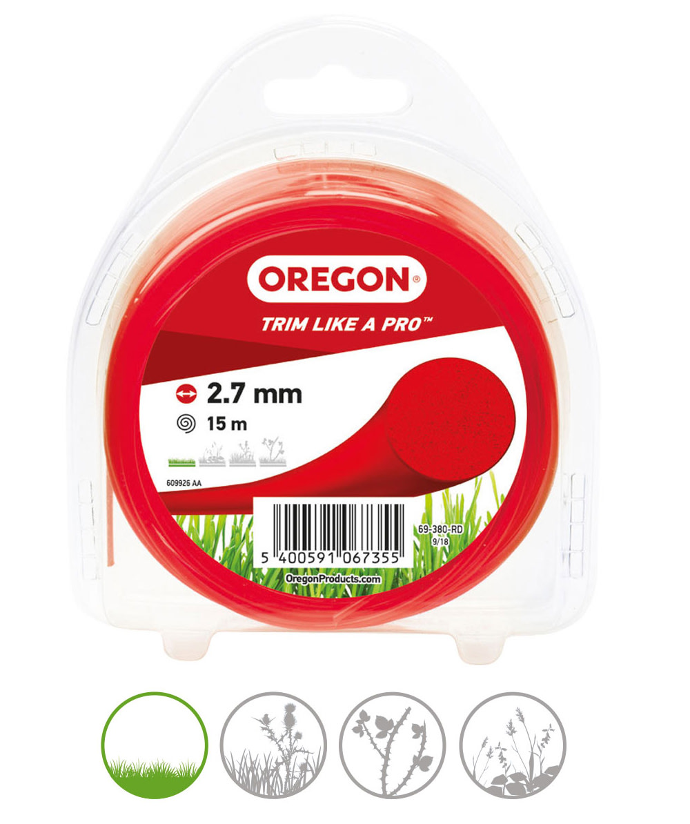  Fil de coupe Coloured Line Oregon, paisseur de fil 2, 7 mm - commander en ligne chez KOX | 69-380-RD-0 