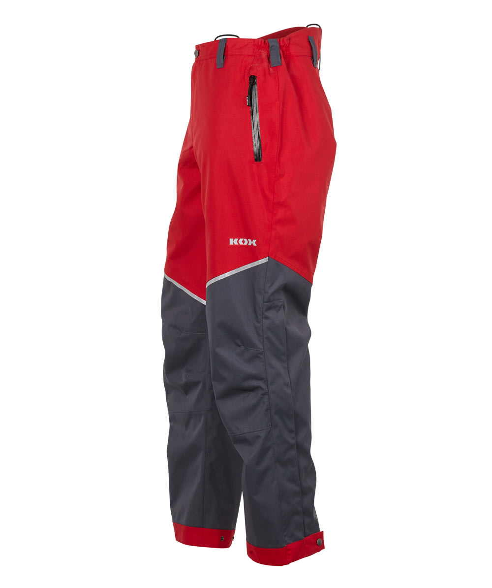 Pantalon de pluie Aquatex 2.0 KOX rouge/gris - commander en ligne chez KOX | XX72209