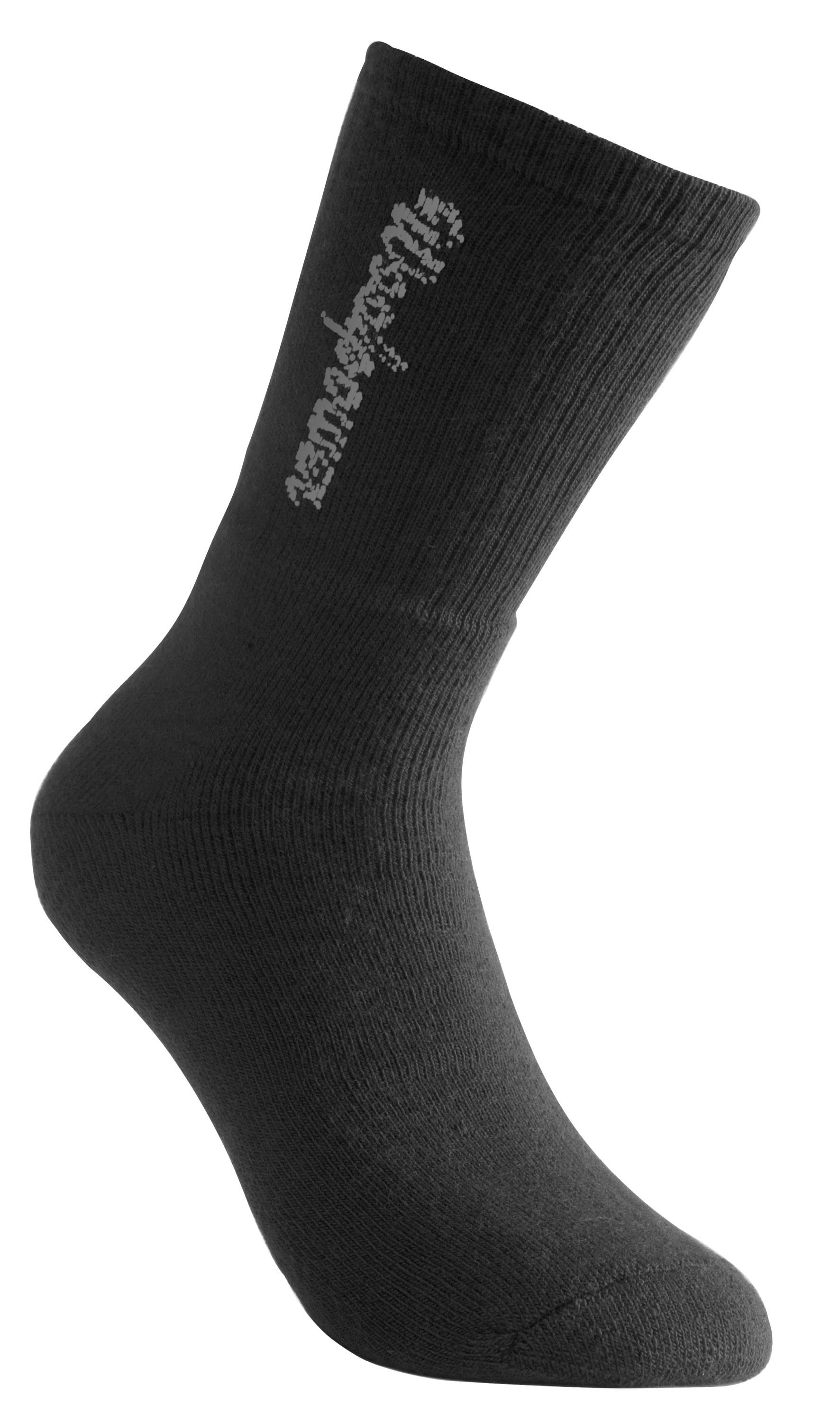  Woolpower Socks Classic Logo 400 / Merino Socken black - bei KOX online bestellen | XXWP8424S 