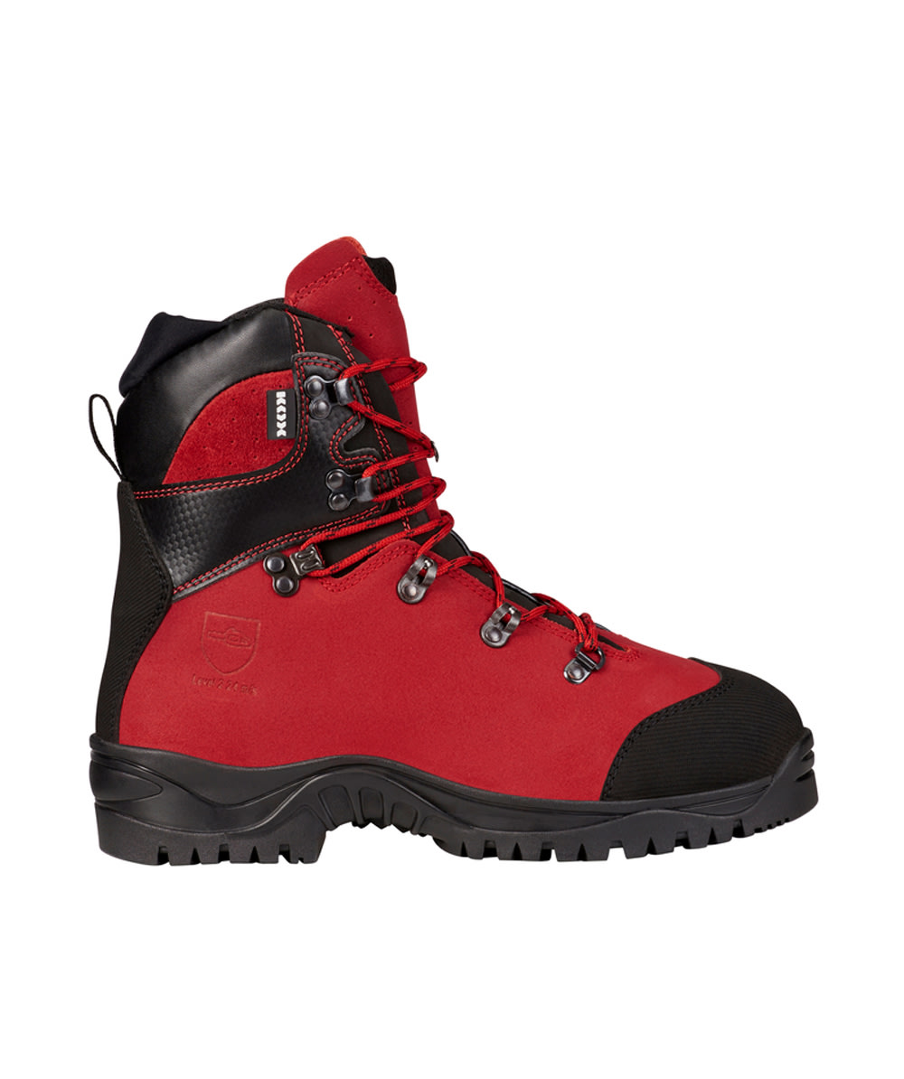 Bottes anti-coupures KOX DUE Rouge - commander en ligne chez KOX | XX73131