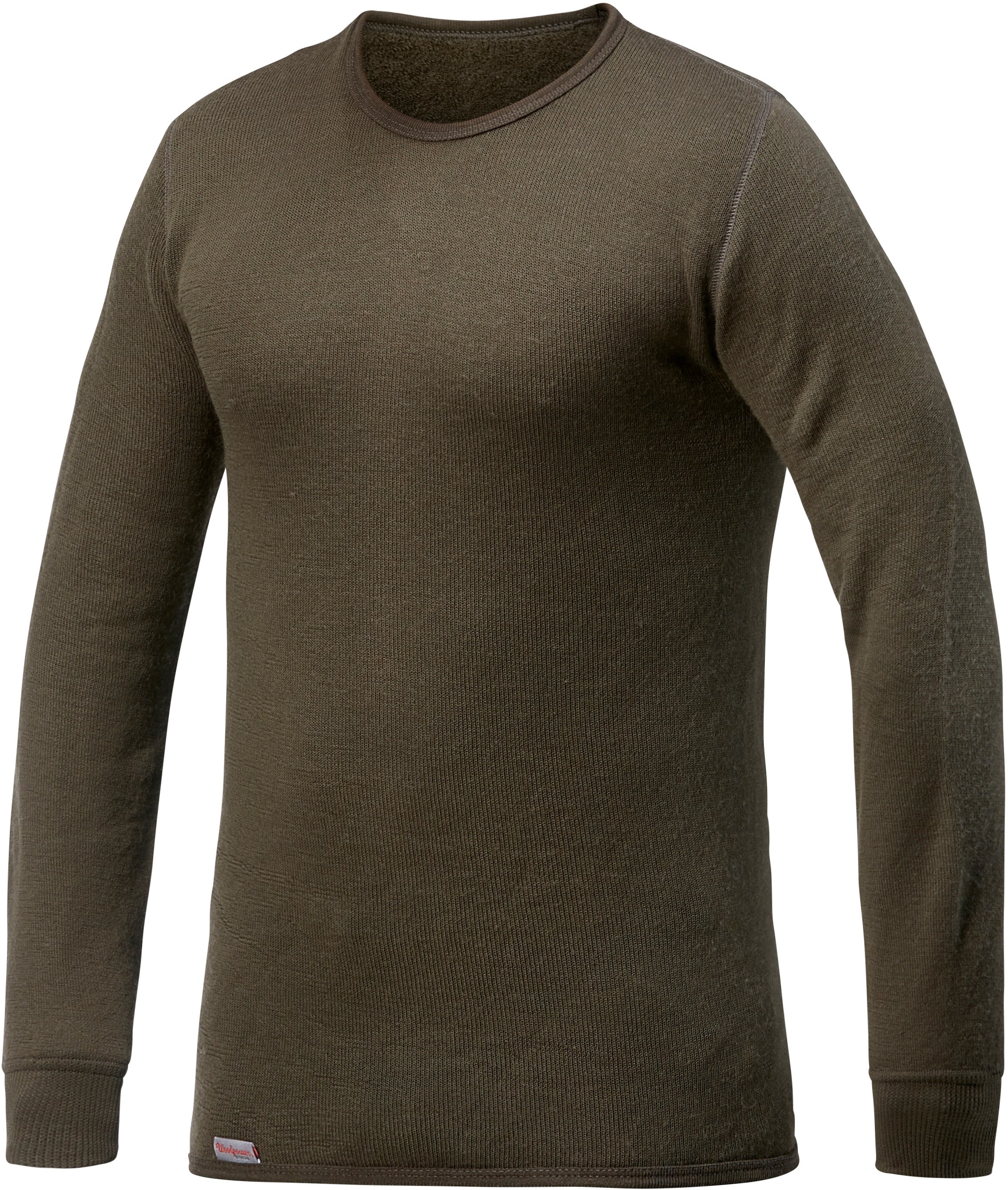  Tricot de corps  col rond Woolpower Crewneck 200 / T-shirt  manches longues en mrinos vert pin - commander en ligne chez KOX | XXWP7112GR 
