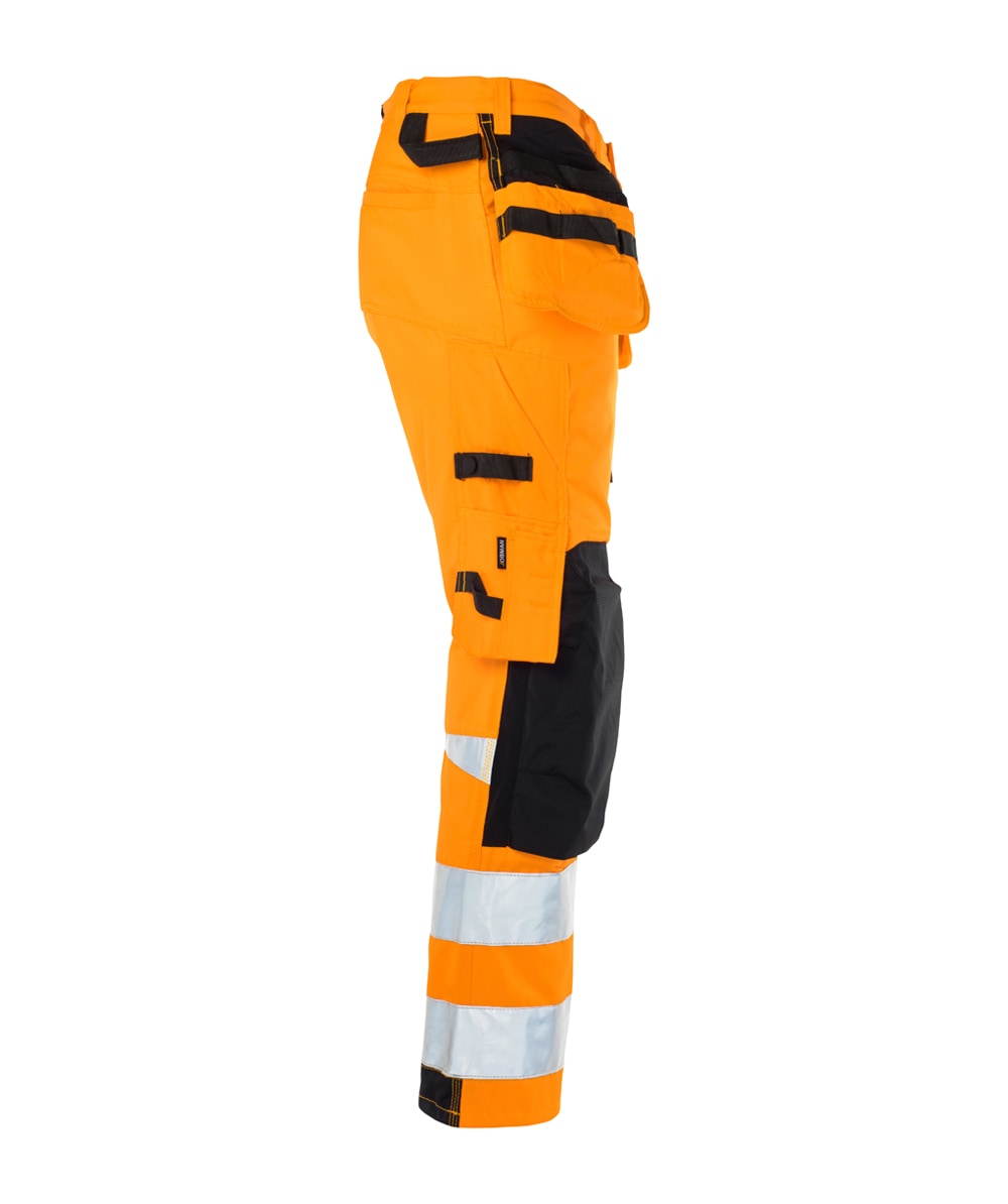 Jobman Arbeitshose HiVis 2240 Stretch Orange/Schwarz - bei KOX online bestellen | XXJB2240O