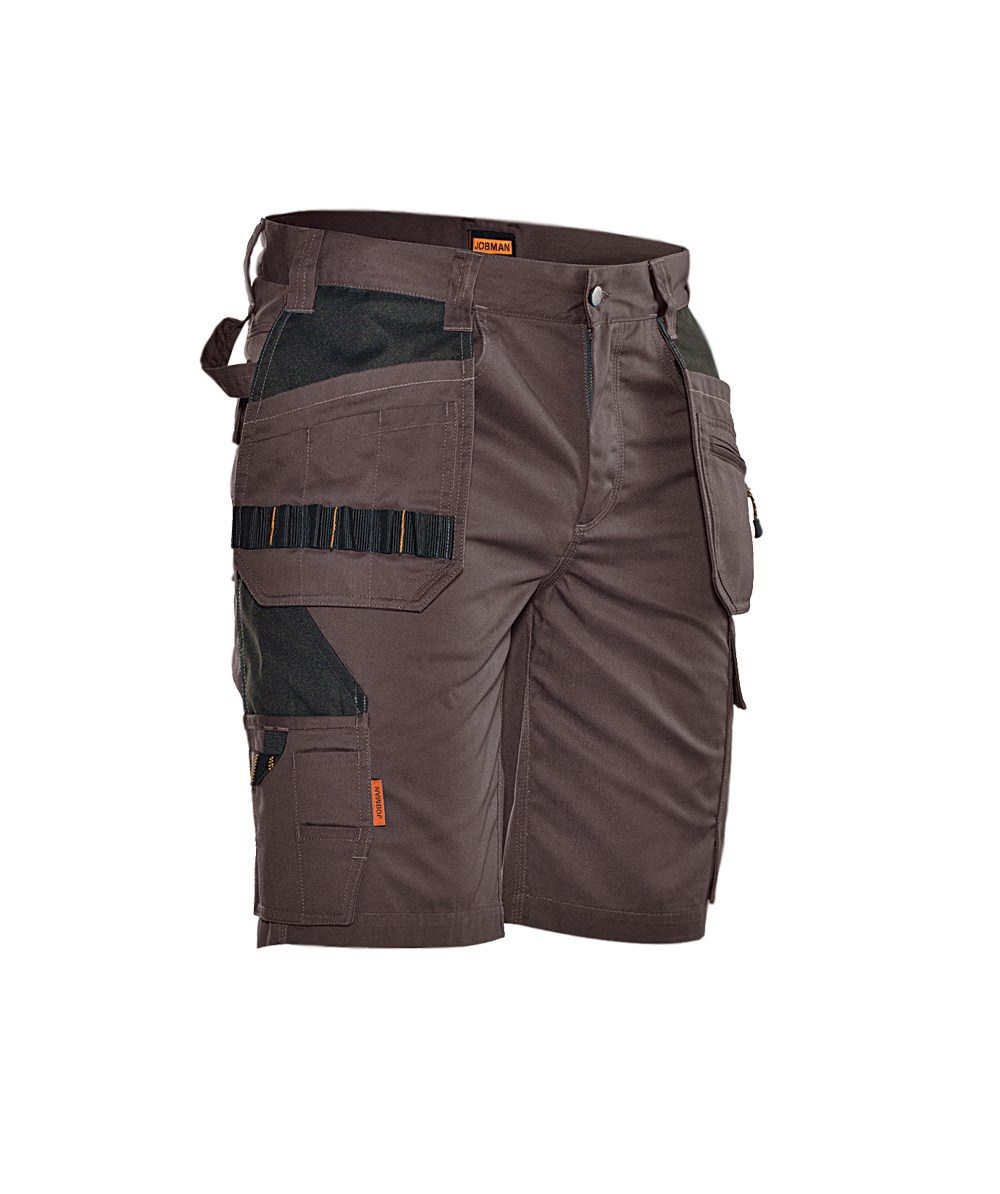  Jobman kurze Arbeitshose 2722 Braun/Schwarz - bei KOX online bestellen | XXJB2722BR 