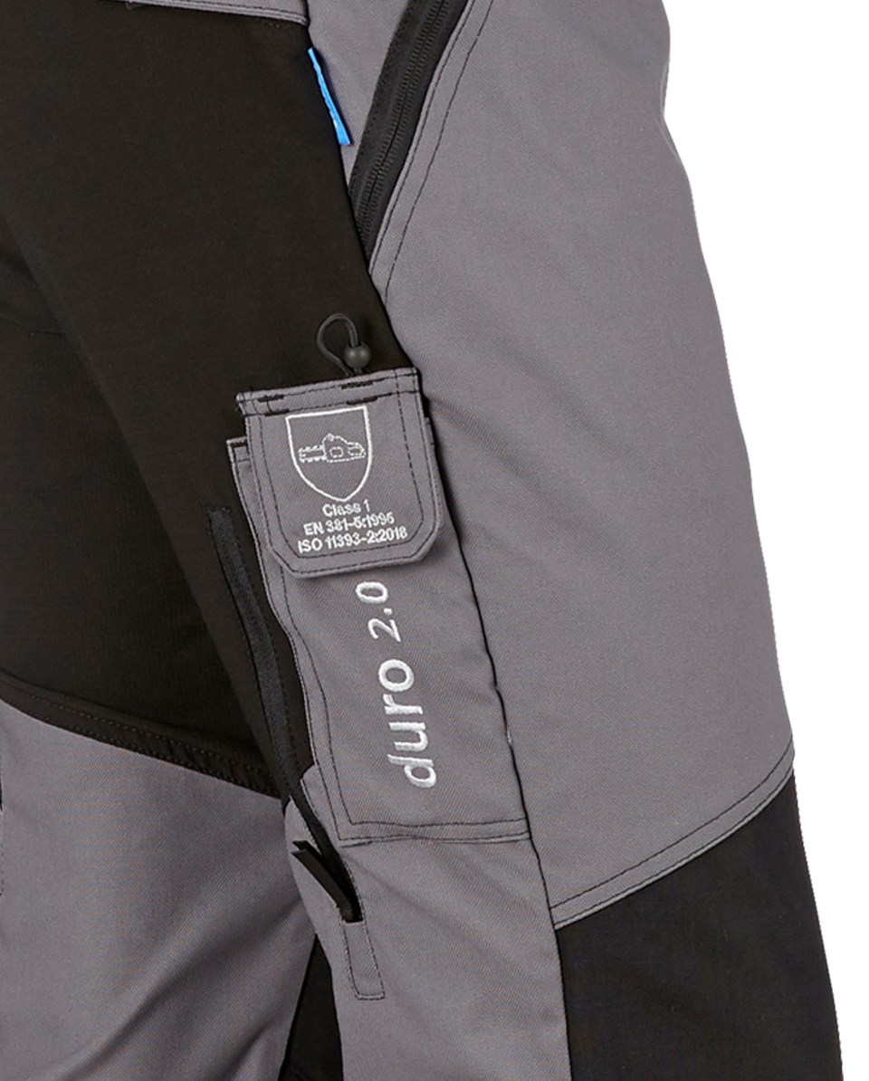 KOX Schnittschutz Latzhose Duro 2.0 Grau - bei KOX online bestellen | XX71111