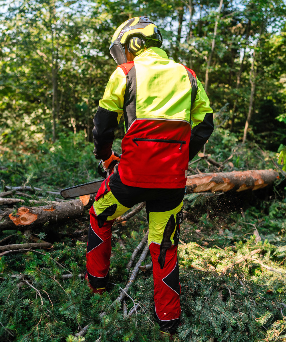 Veste forestire KOX Transform Rouge/Jaune - commander en ligne chez KOX | XX71431
