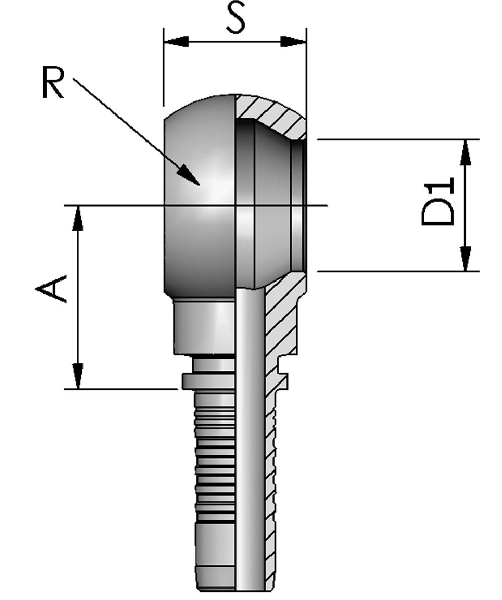  FB Hydraulic Ringnippel BSP - bei KOX online bestellen | XXST4061-0000 