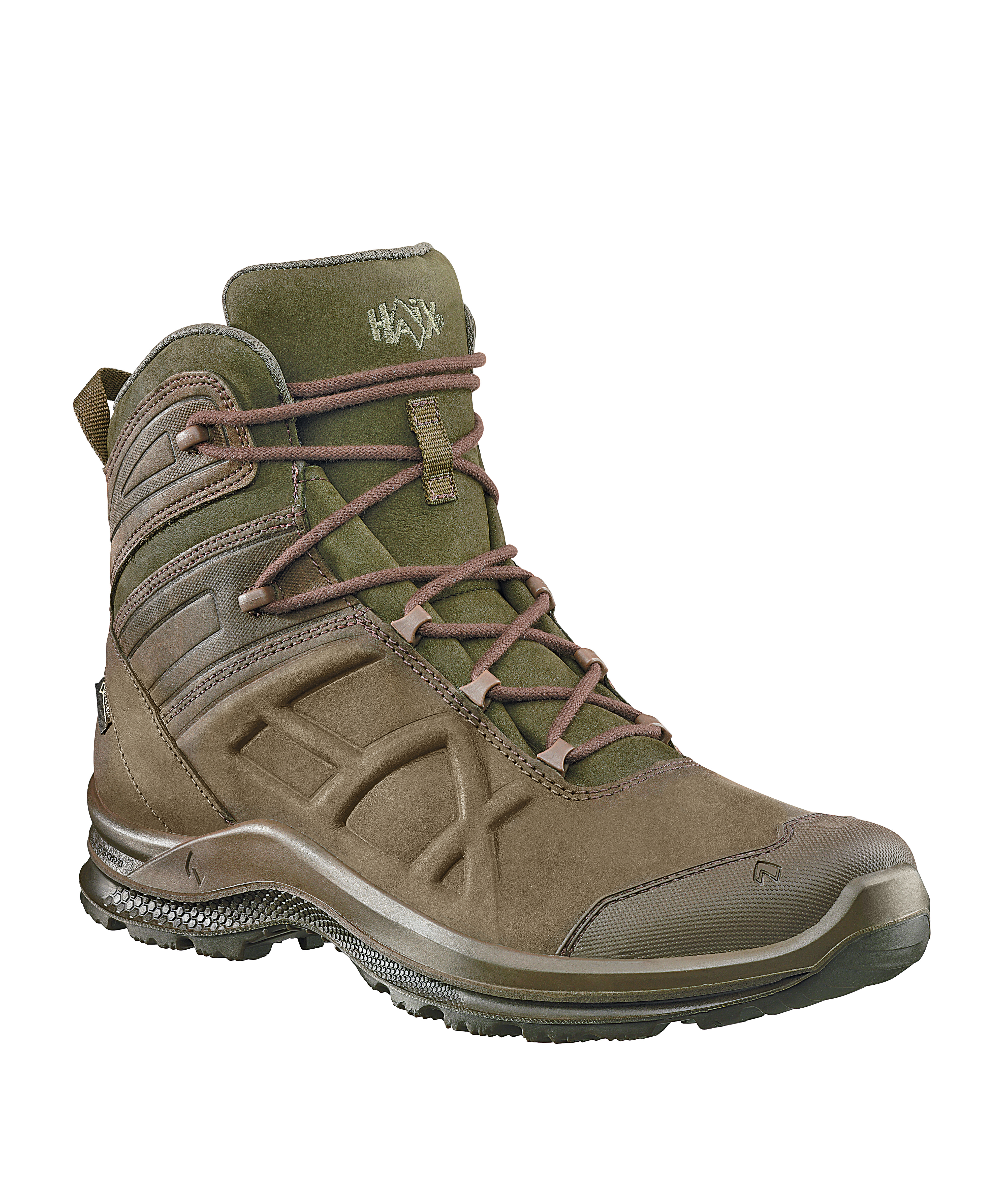  Haix Outdoorschuh Black Eagle Nature GTX Mid Braun / Olive - bei KOX online bestellen | XX73427 